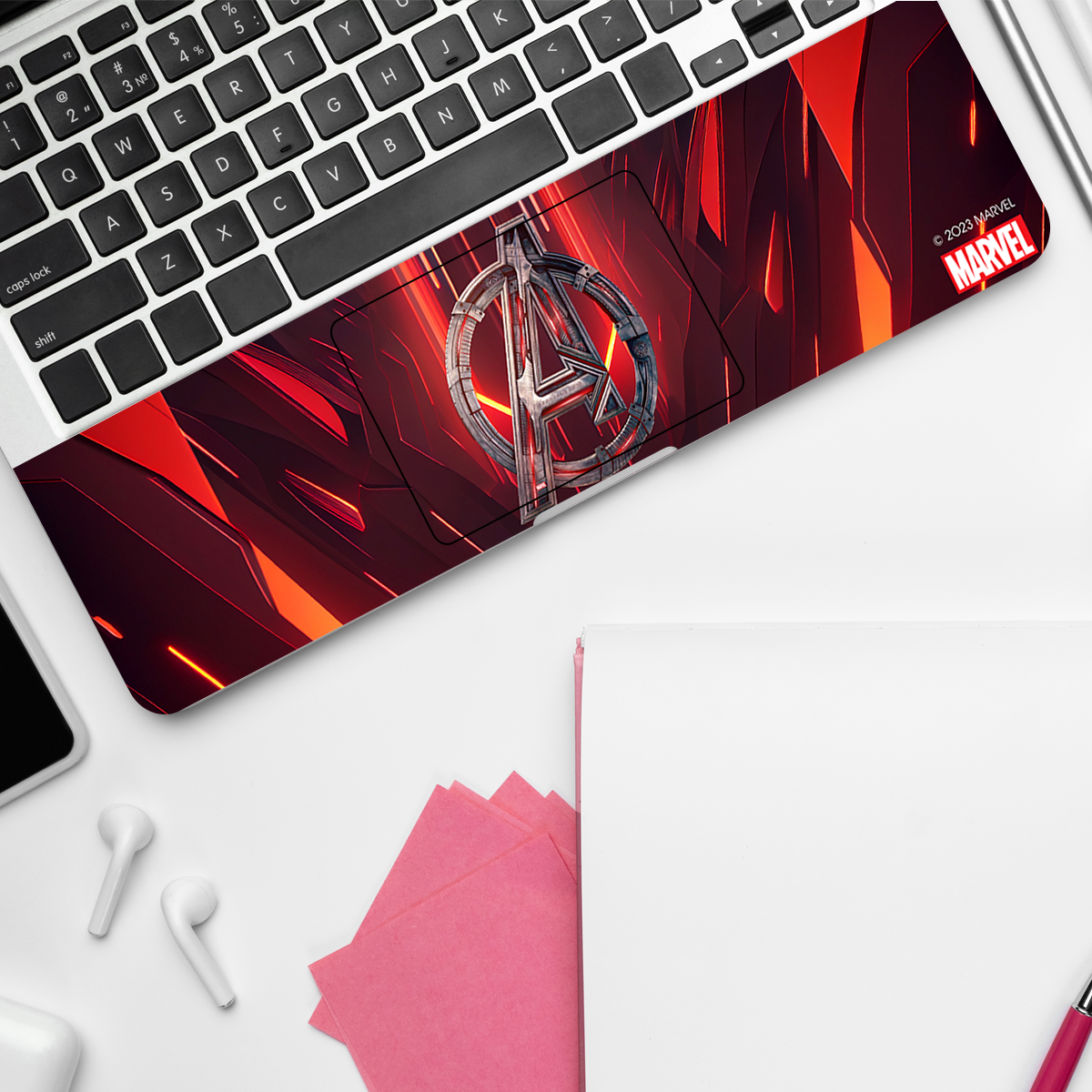 Endgame Red Logo Comic Laptop Skin