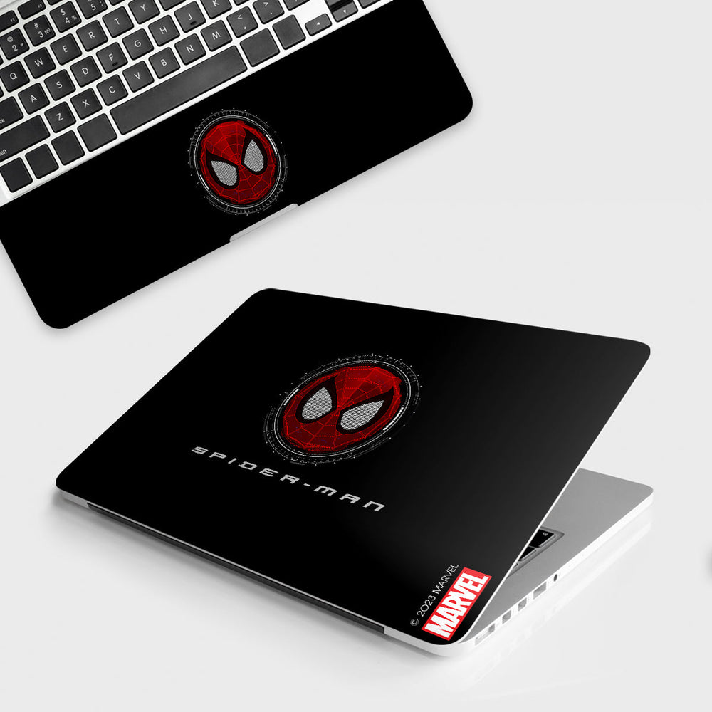 Swing into Style with Our Spider-Man Mask Laptop Skin - A Marvelous ...