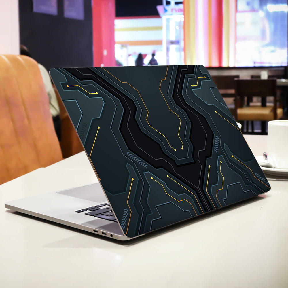Embrace the Future with Futuristic Techno Laptop Skin - Sleek and High ...