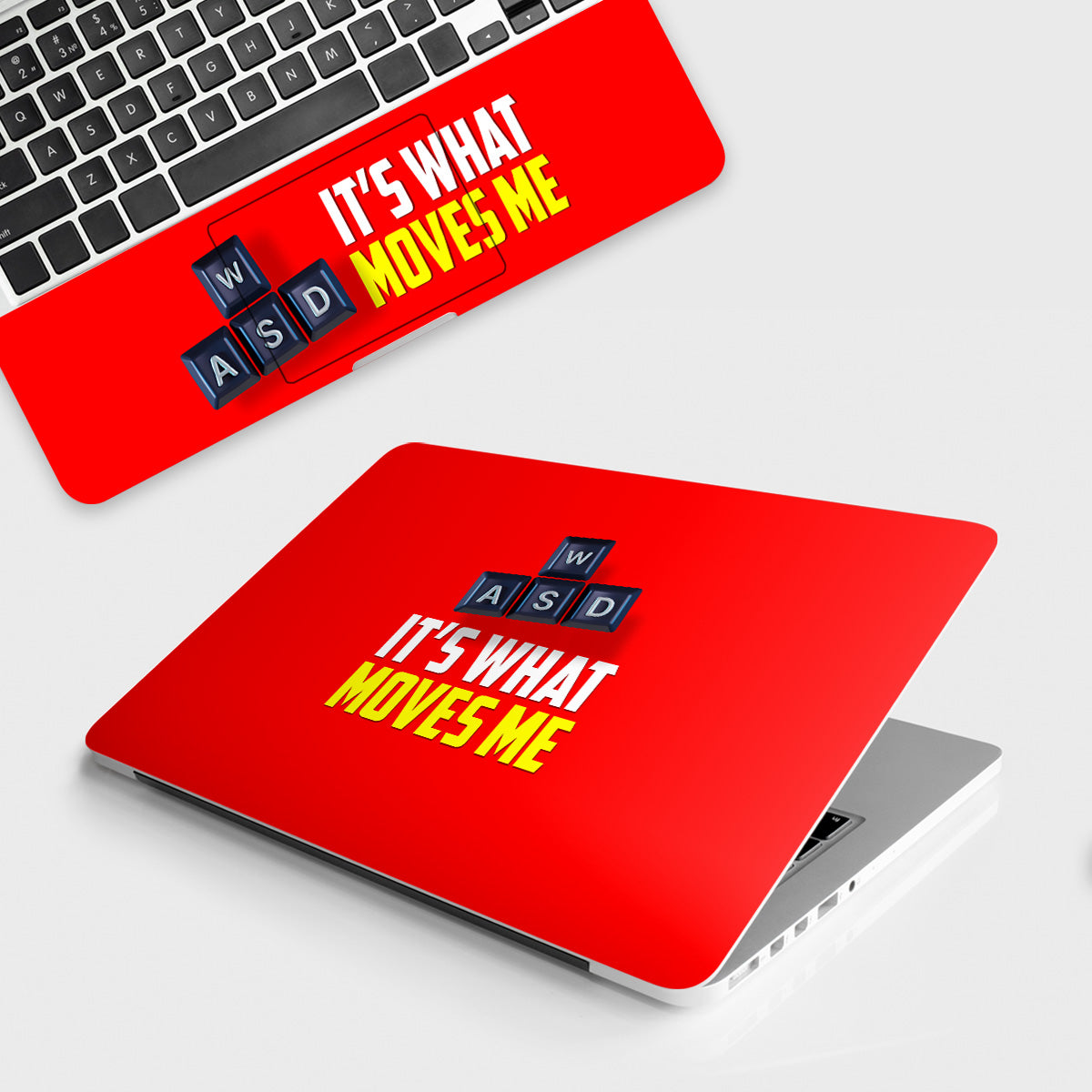 Fomo Store Laptop Skins Gaming WASD It's What Moves Me