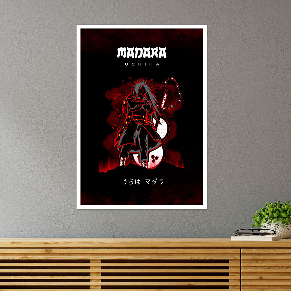 Madara Uchiha Anime Poster