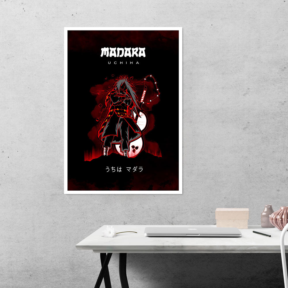 Madara Uchiha Anime Poster