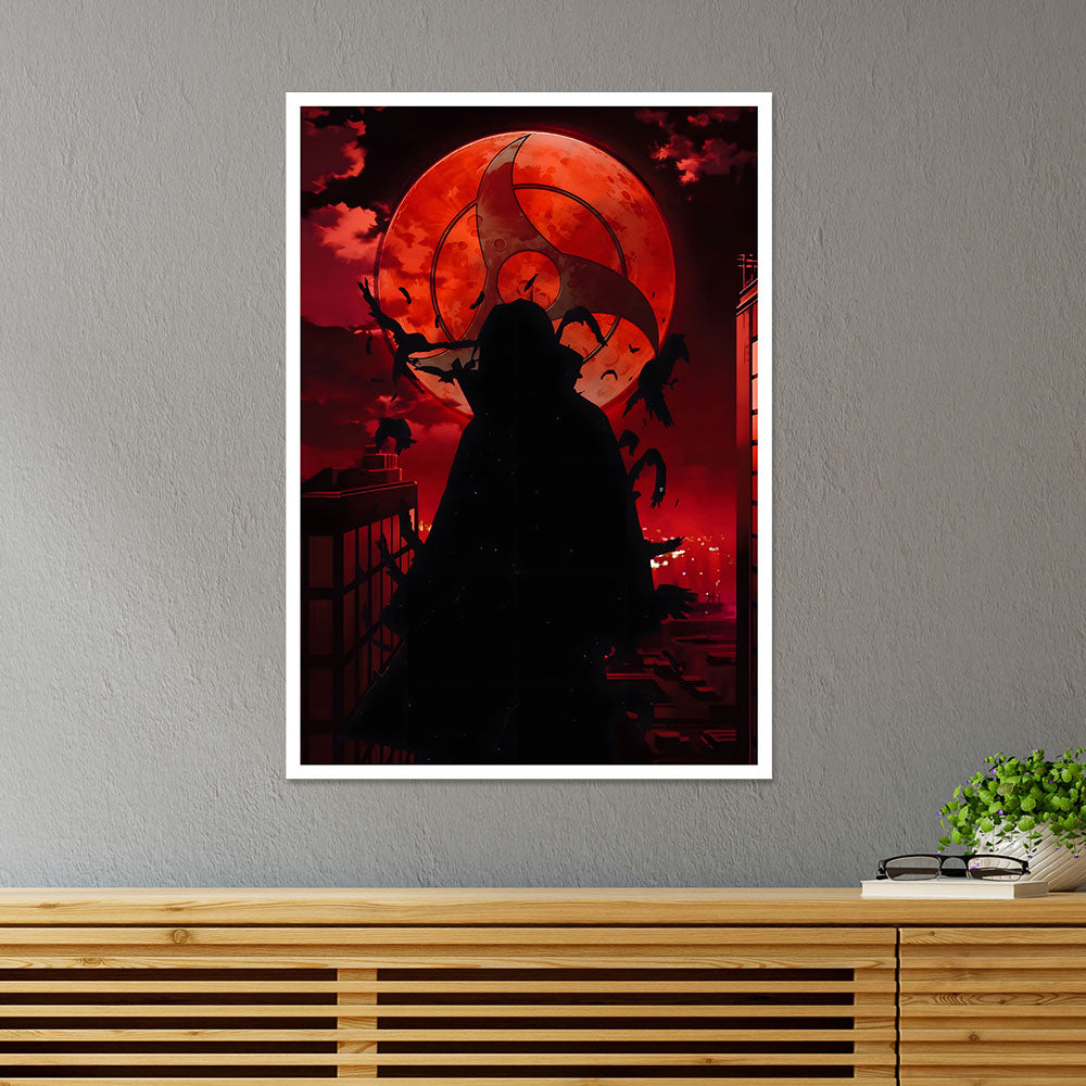 Shadow of Itachi The Eternal Mangekyou Anime Poster