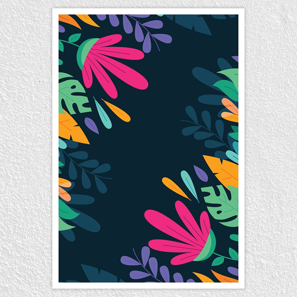 Fomo Store Posters Botanical Colorful Florals  