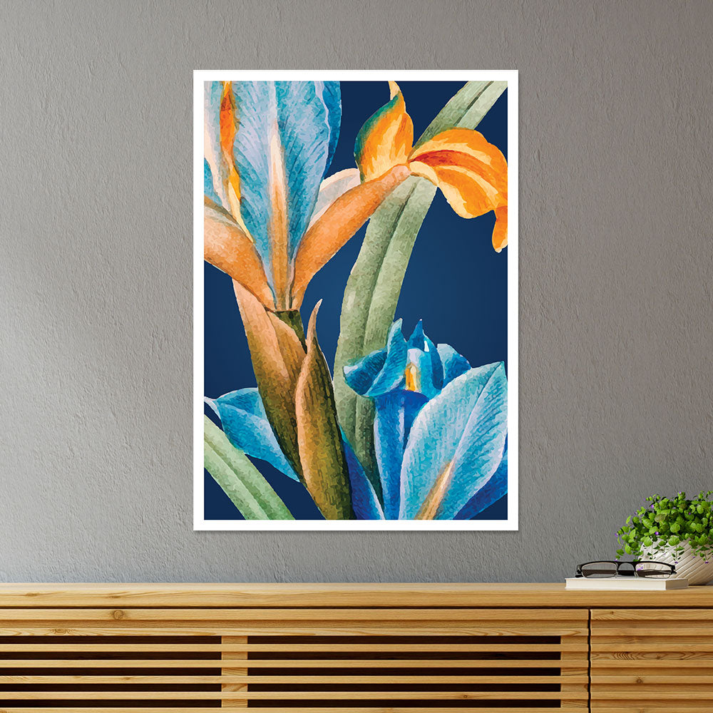 Spanish Irish Flower Botanical Poster