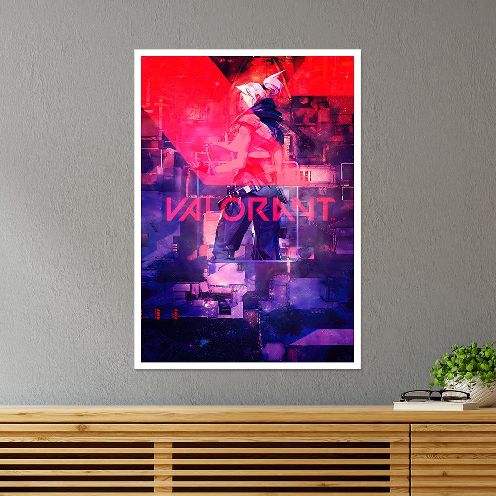 Jett from Valorant Gaming Poster