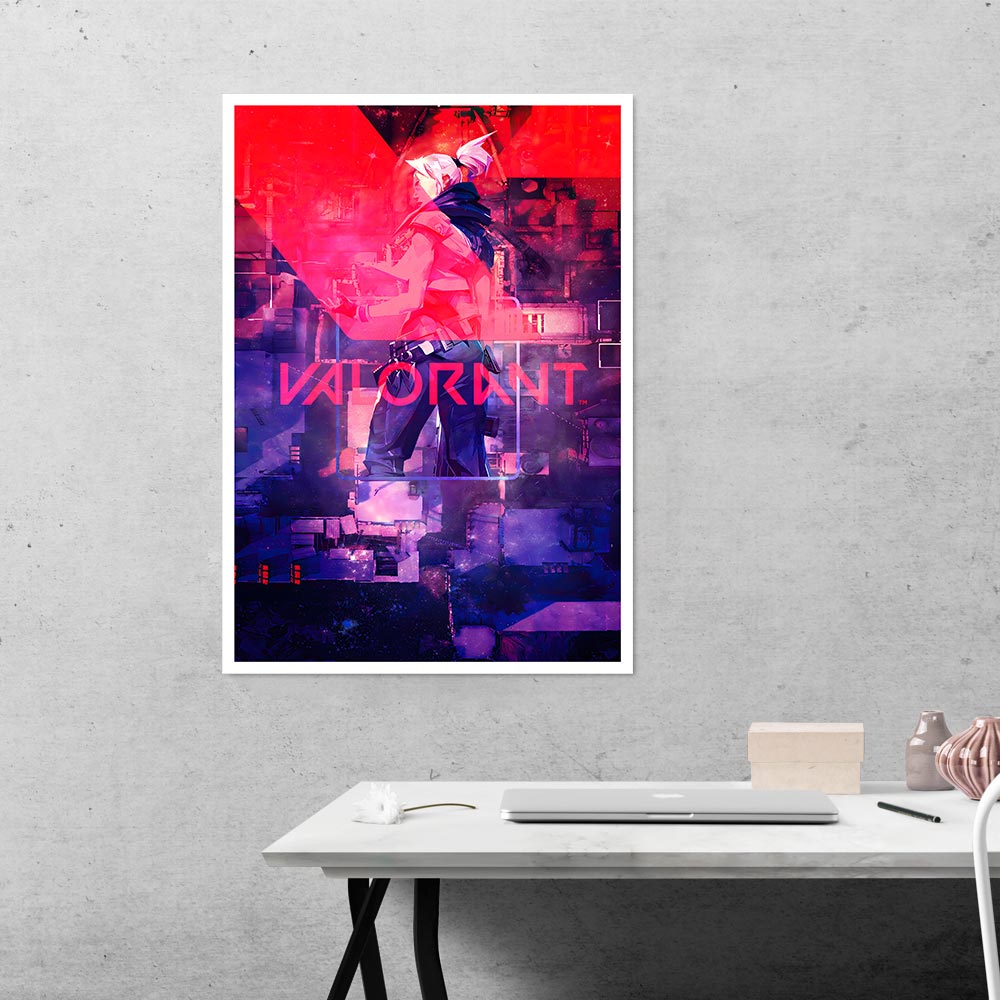 Jett from Valorant Gaming Poster