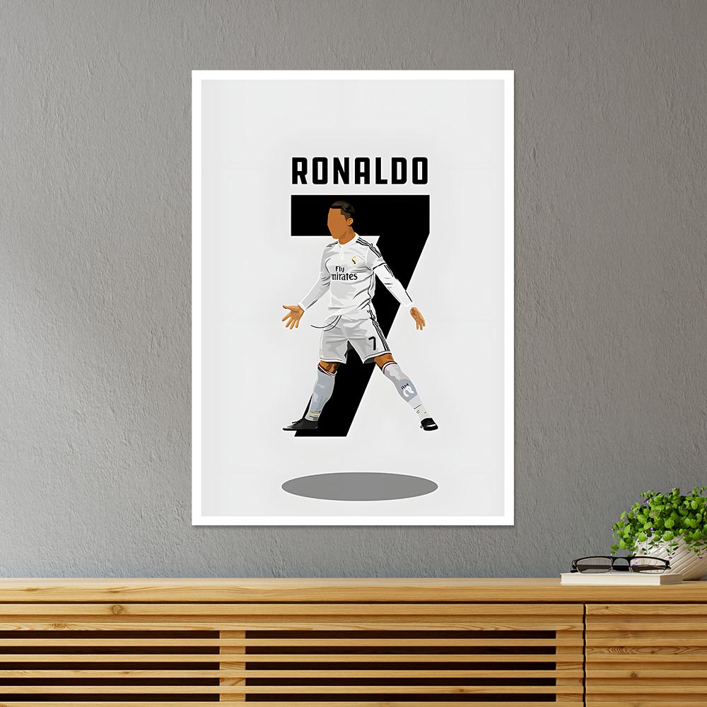 Cristiano Ronaldo Minimalist Sports Poster