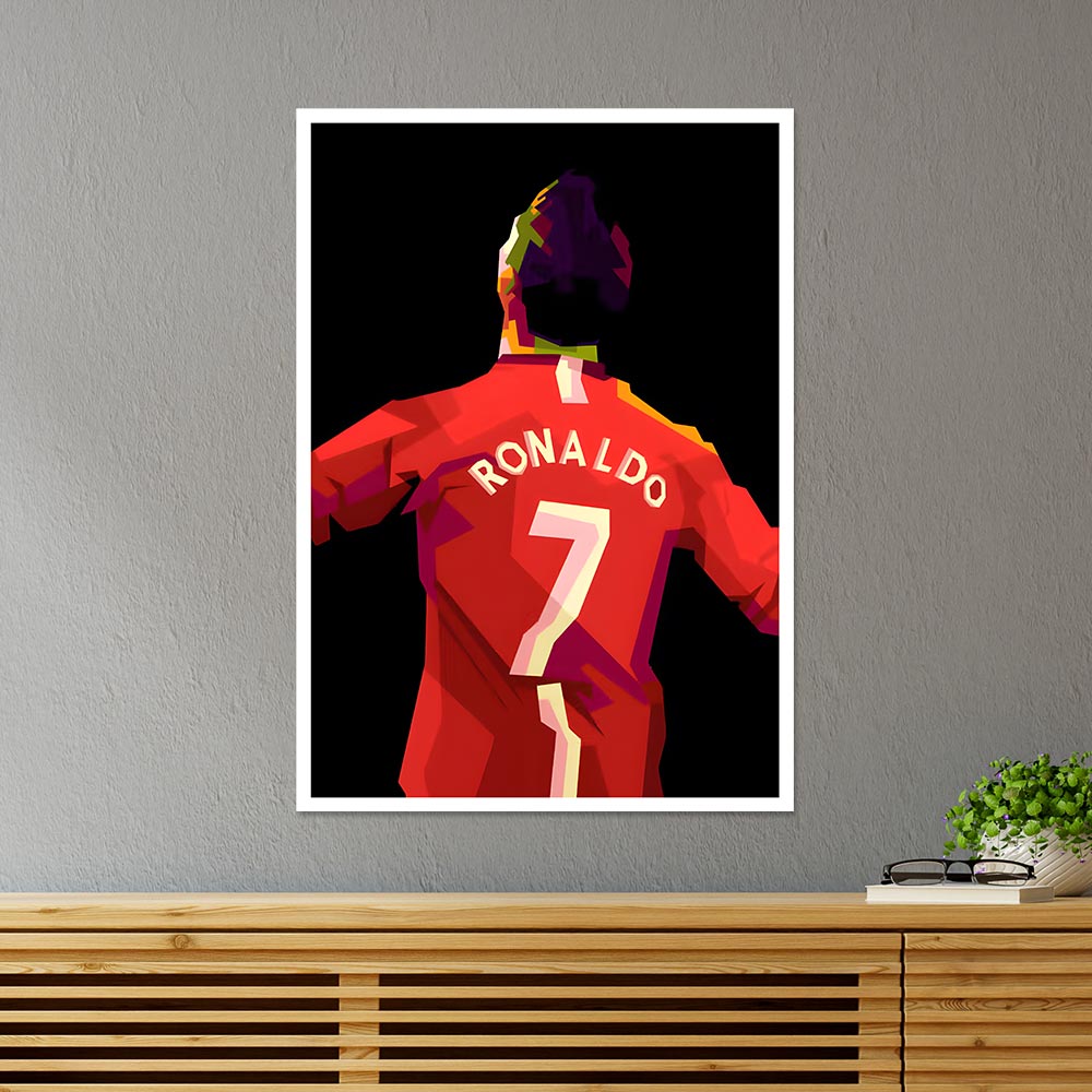Illustration of Ronaldo Sports Poster