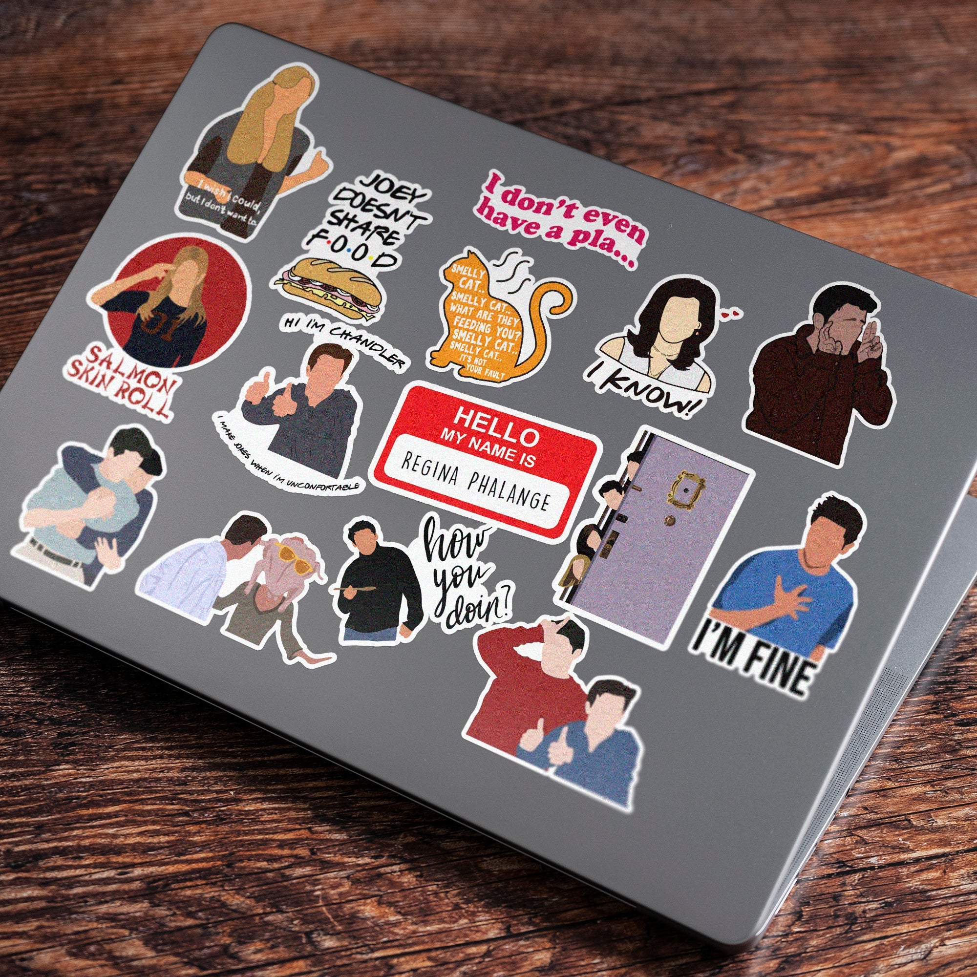15 Friends TV Show Stickers in Pack 1