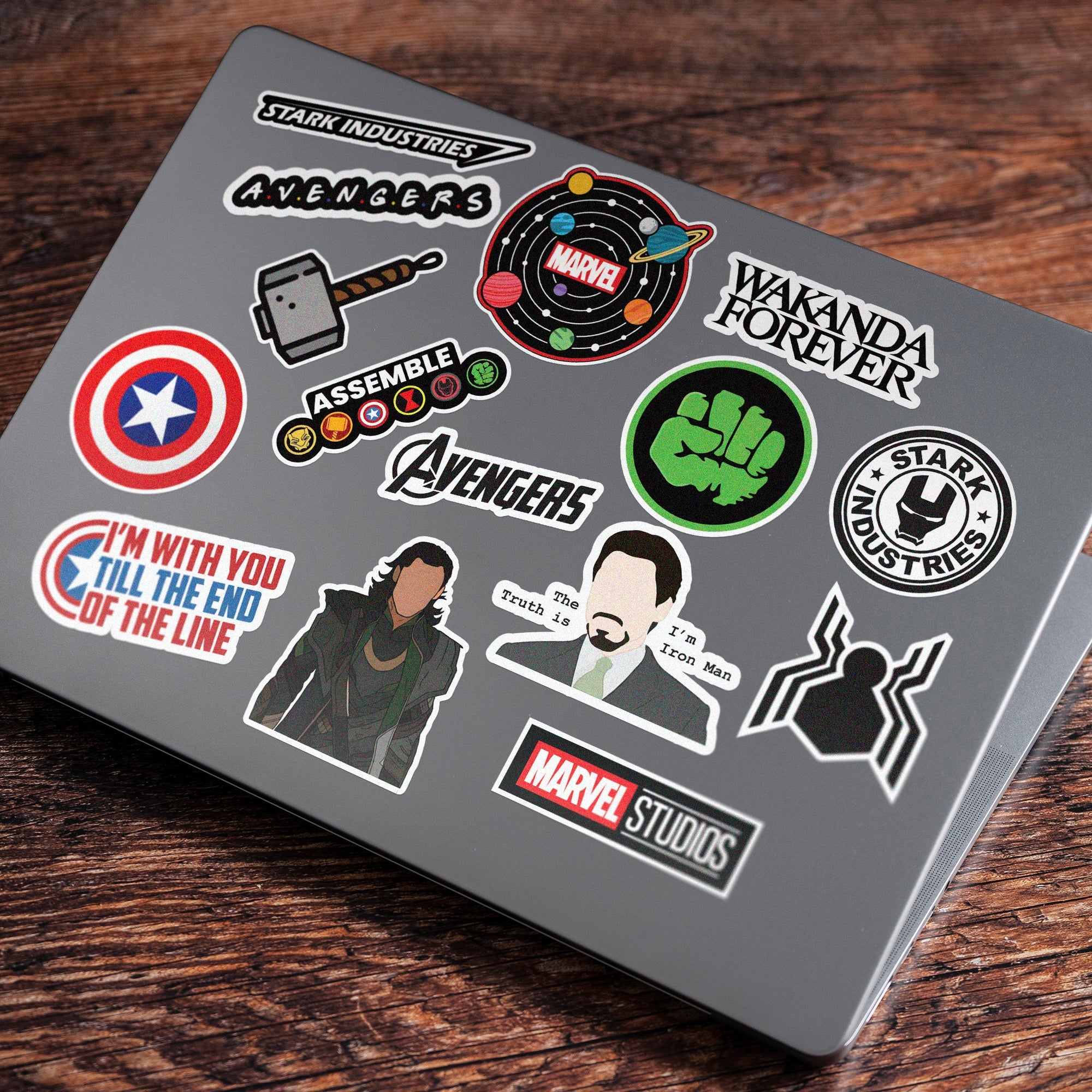 15 Marvel Stickers in Pack 1