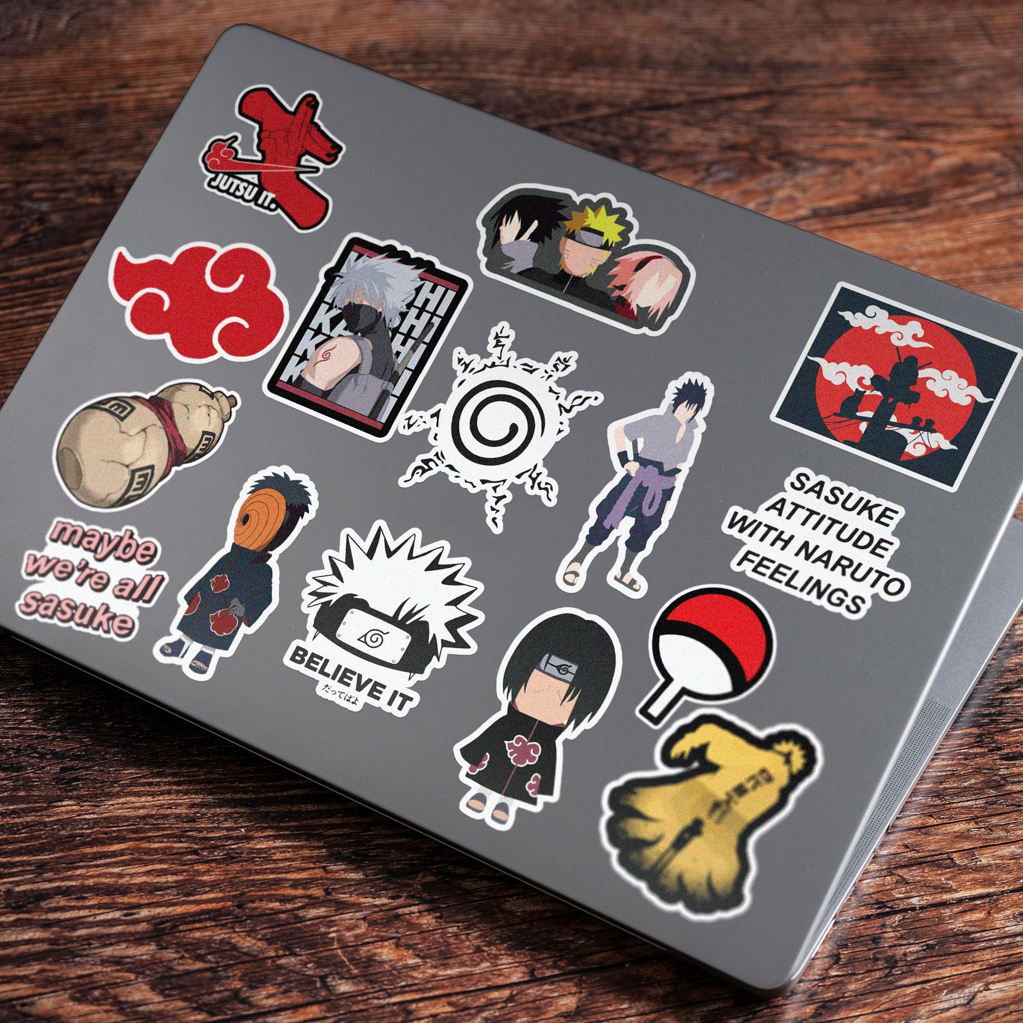 15 Naruto Stickers in Pack 1