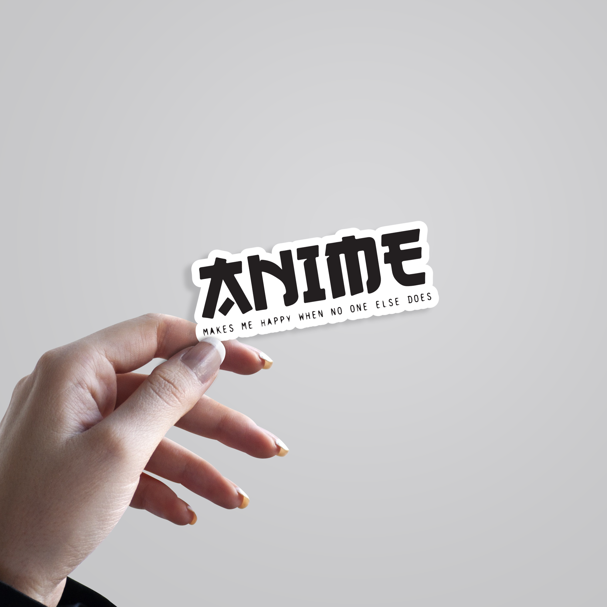 Fomo Store Stickers Anime Anime Makes Me Happy