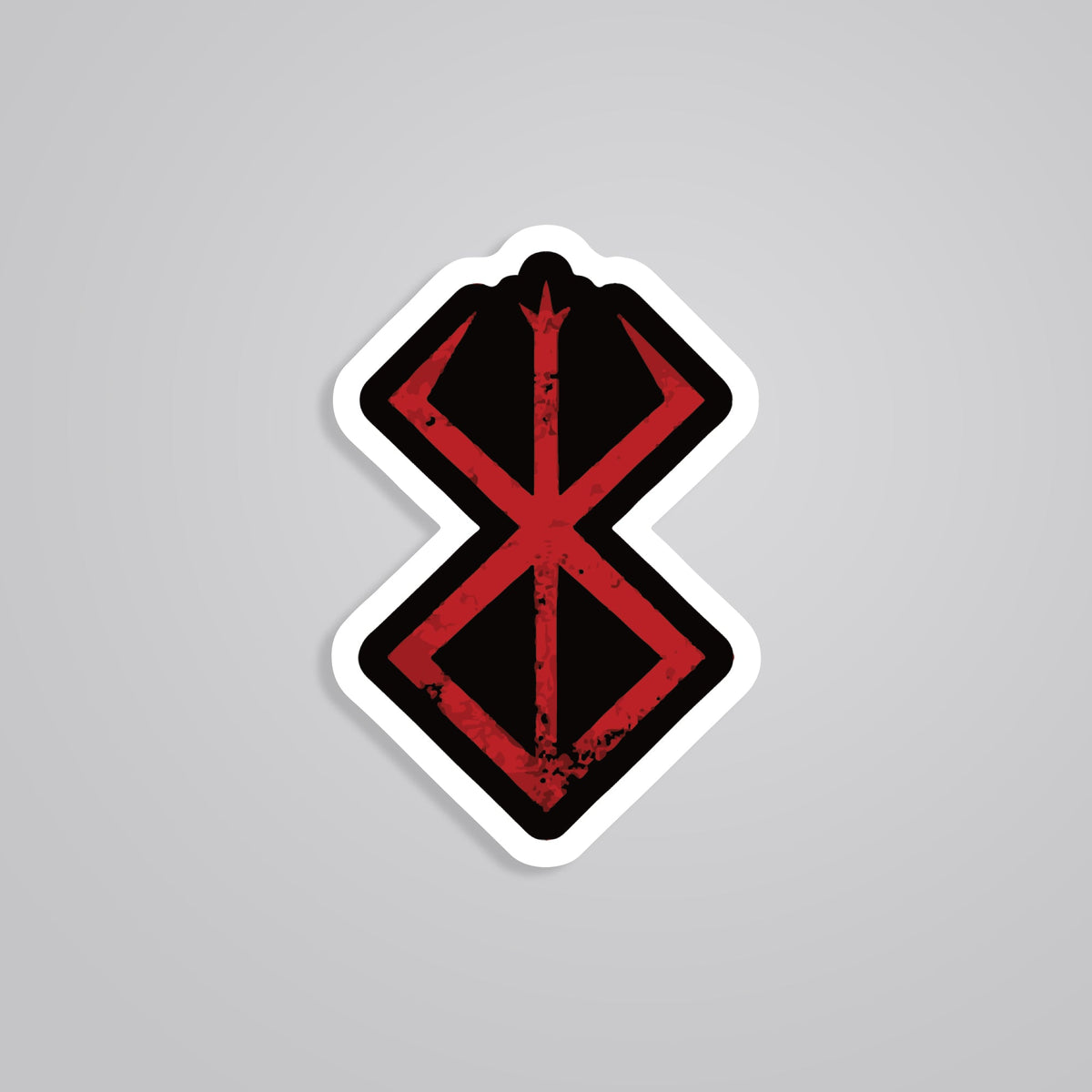 Enter the Dark Fantasy with Berserk Logo Stickers - Powerful and