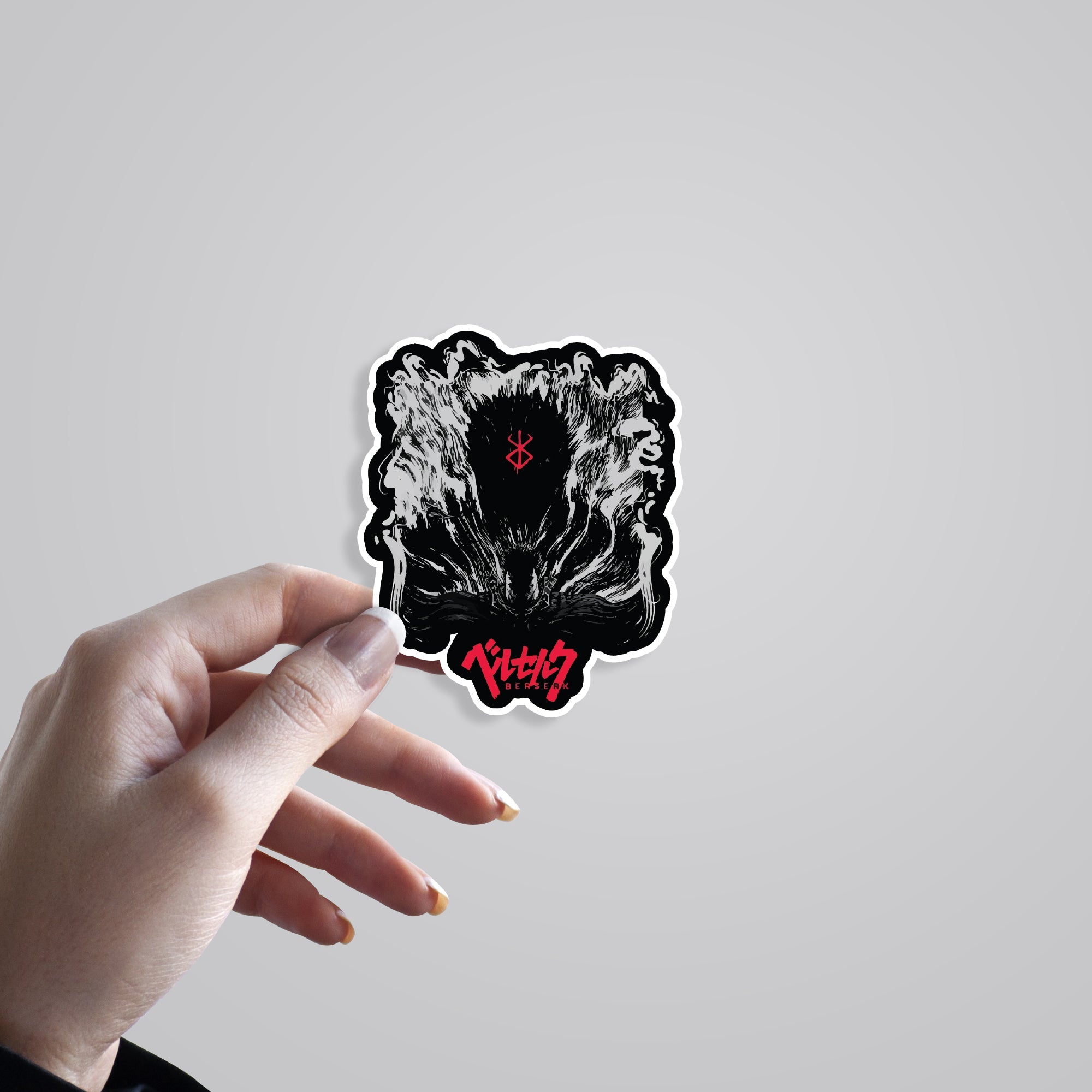 Black Swordsman Guts Anime Stickers