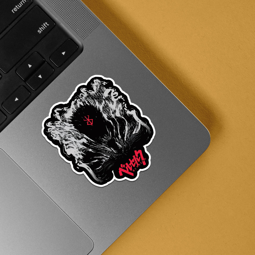 Black Swordsman Guts Anime Stickers