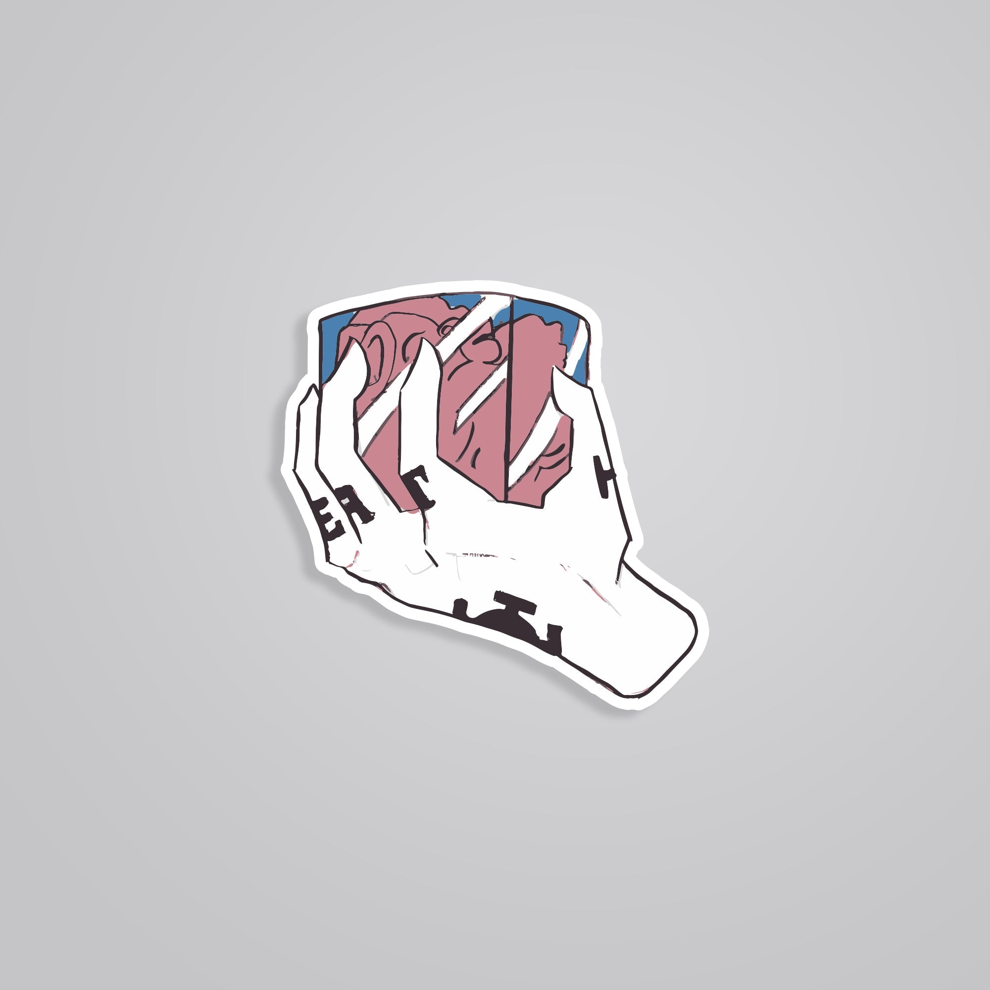 Fomo Store Stickers Anime Heart in Trafalgar Law's Hand