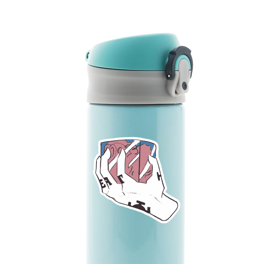 Heart in Trafalgar Law's Hand Anime Stickers