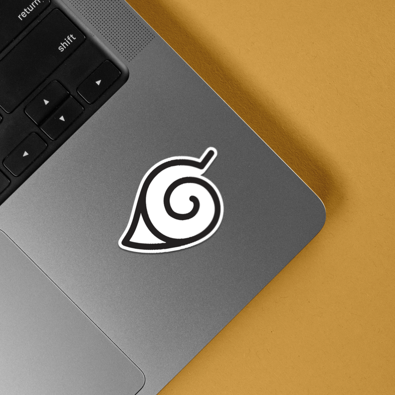 Show Your Ninja Pride with Hidden Leaf Symbol Stickers - Symbolic and ...