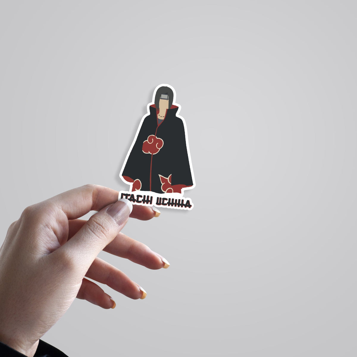 Capture Itachi's Essence with Our Minimalist Naruto Anime Sticker ...