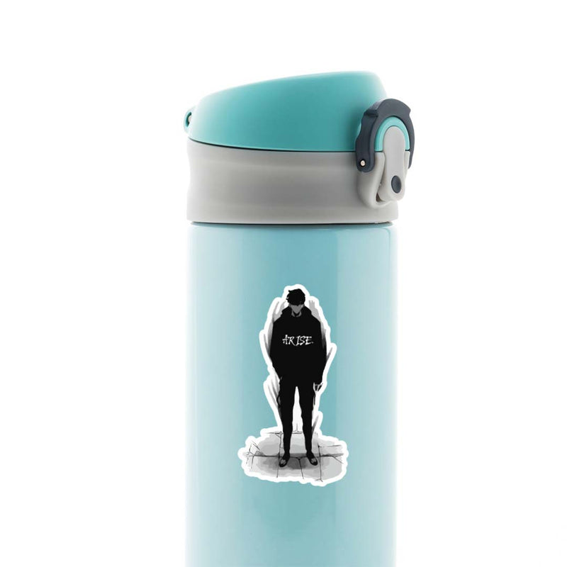 Jin Woo in BW Stickers - Must-Have Collectible