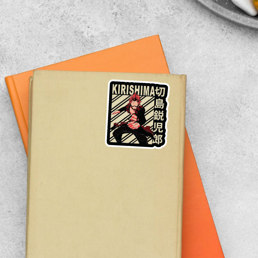 Kirishima of MHA Anime Stickers