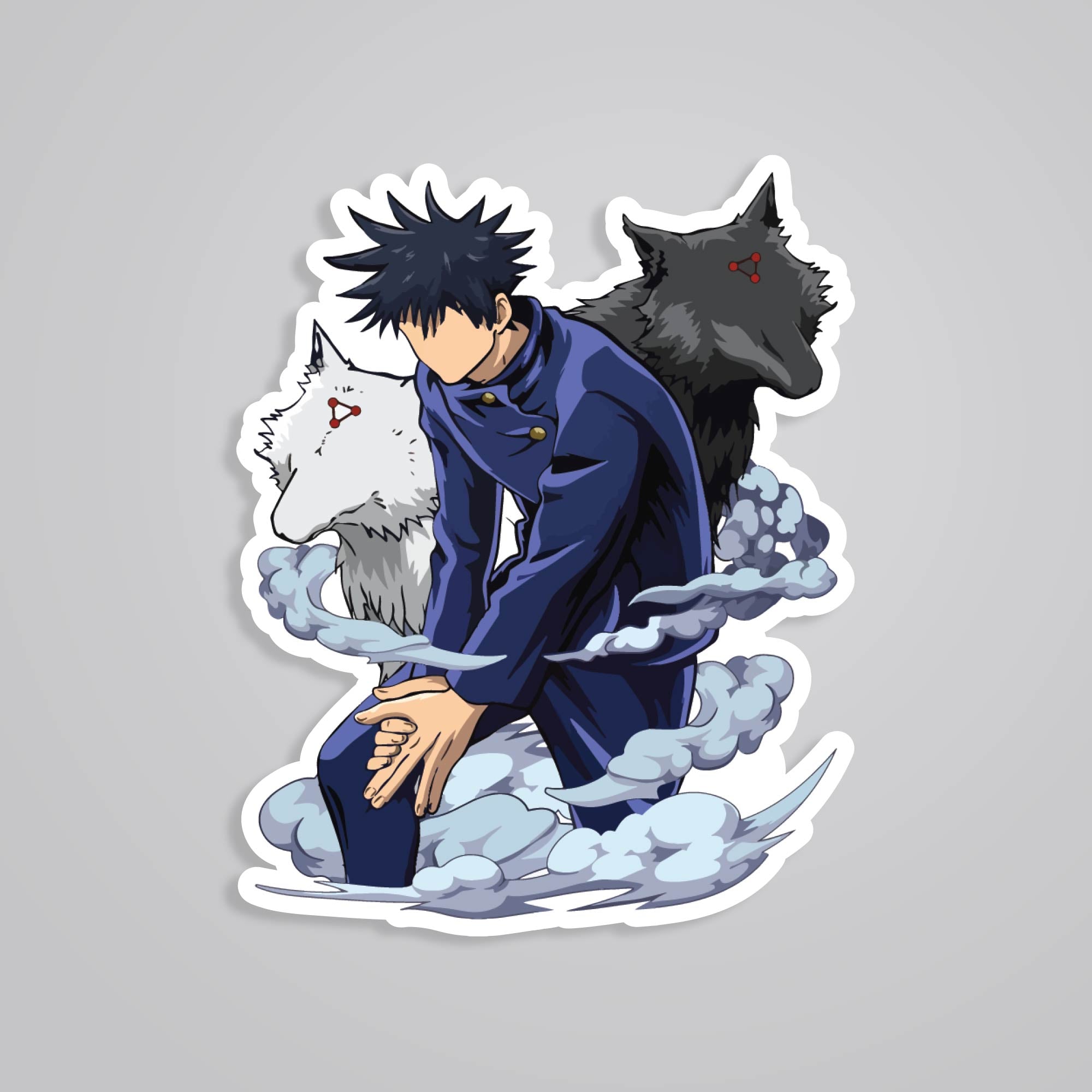 Fomo Store Stickers Anime Megumi's Divine Dogs