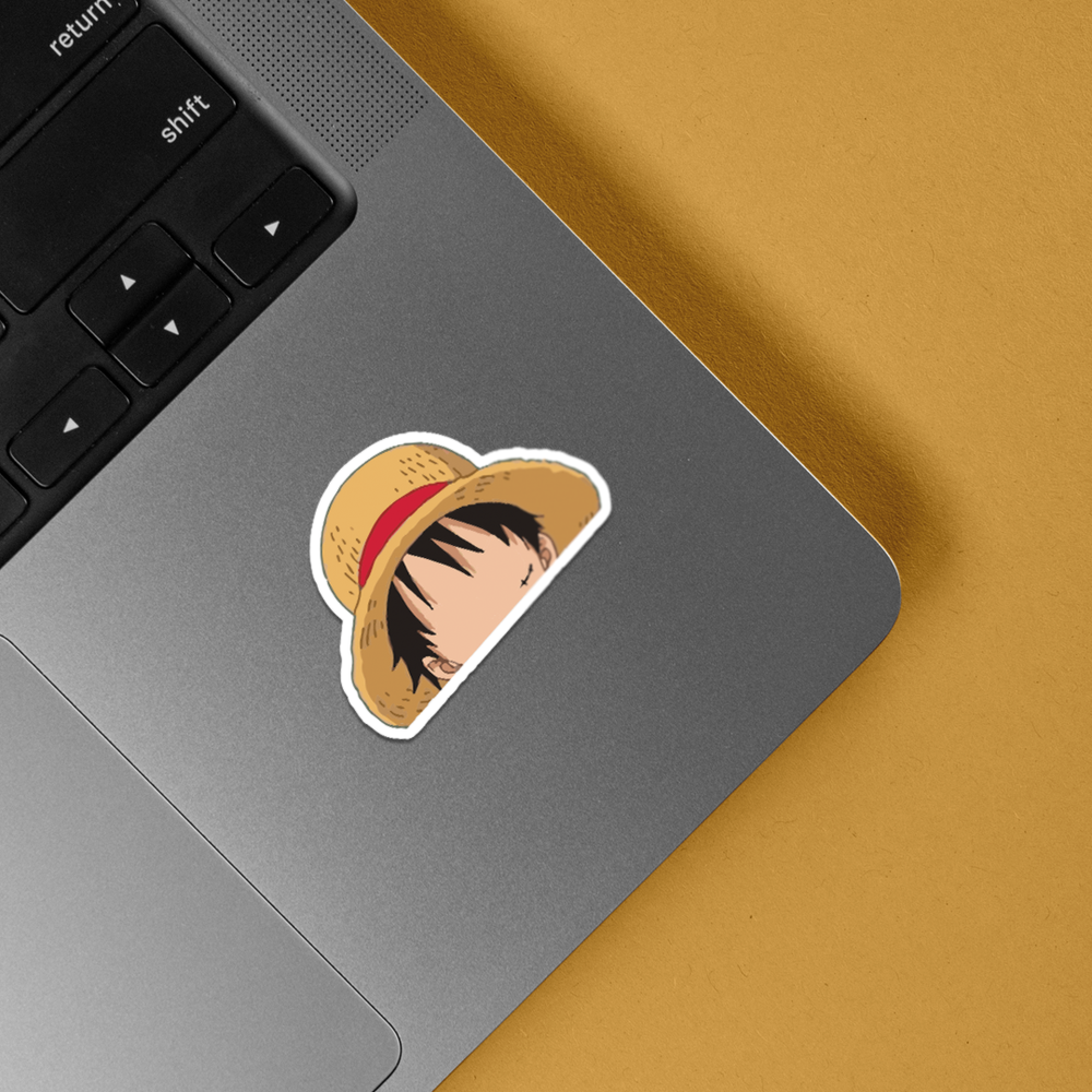 Mini Luffy Sticker Monkey D. Luffy One Piece Anime Sticker - Set Sail with the Straw Hat ...