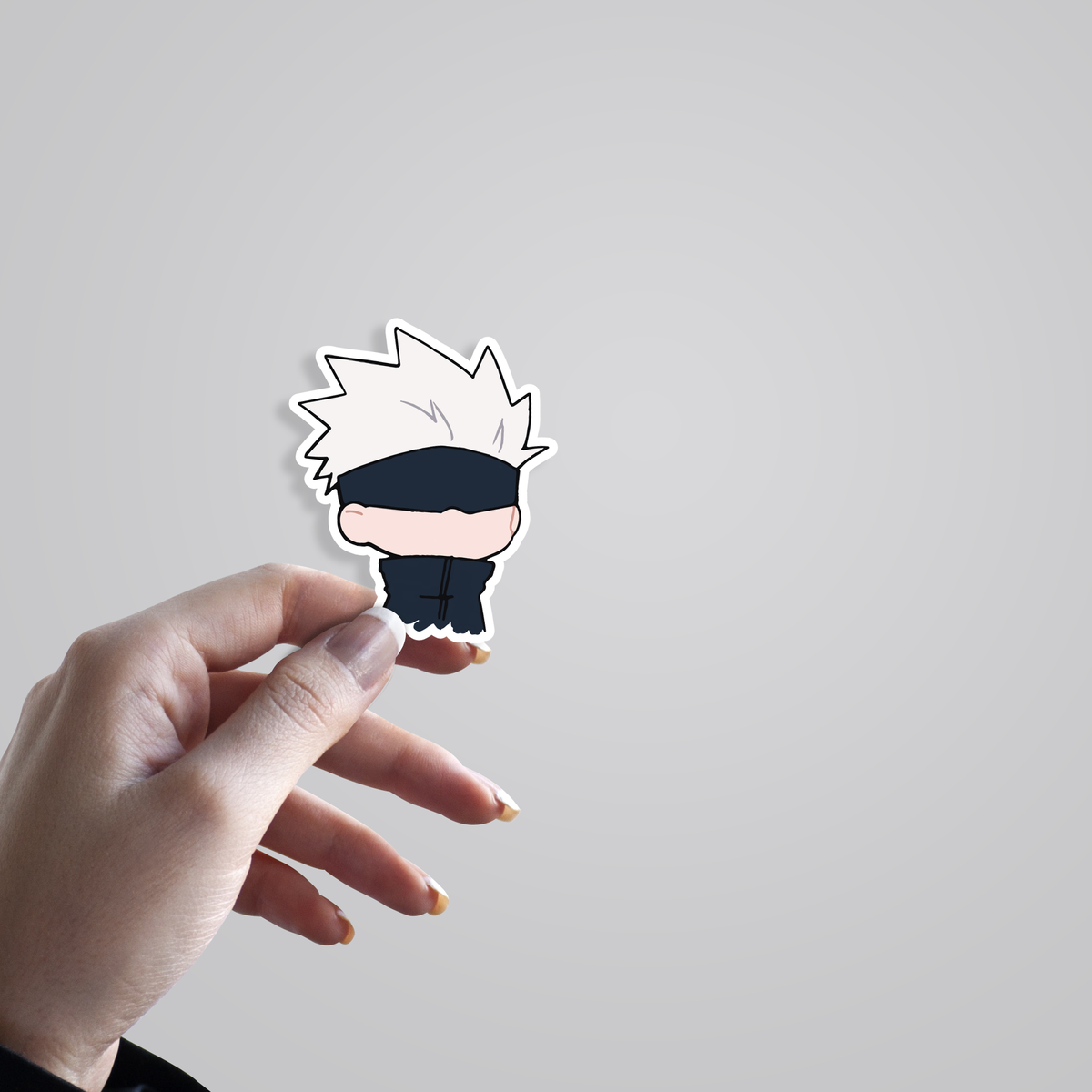 Gojo Ico Sticker Unleash Cursed Energy with Satoru Gojo Stickers - Powerful and Mystic ...
