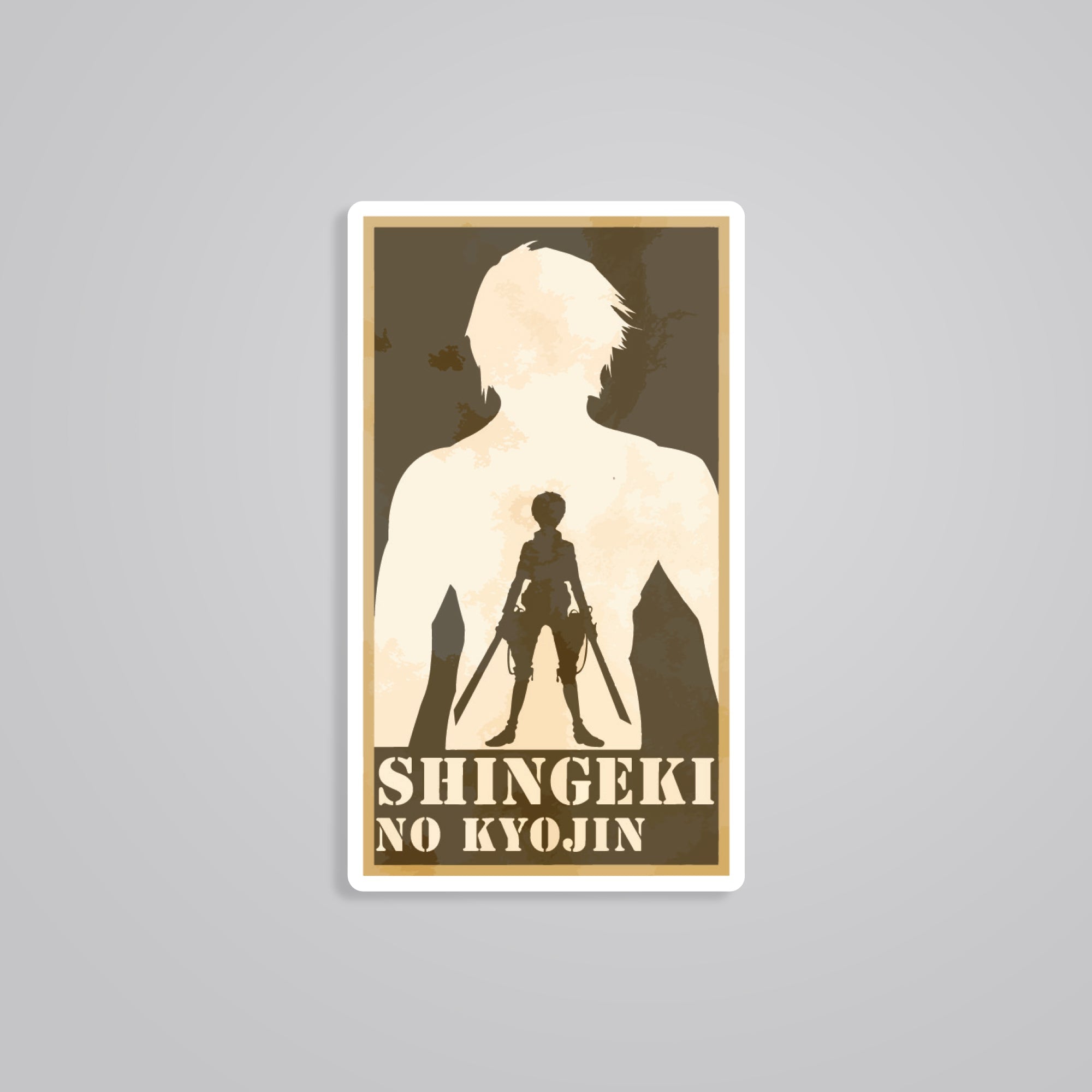 Fomo Store Stickers Anime Shingeki No Kyojin Eren's Titan