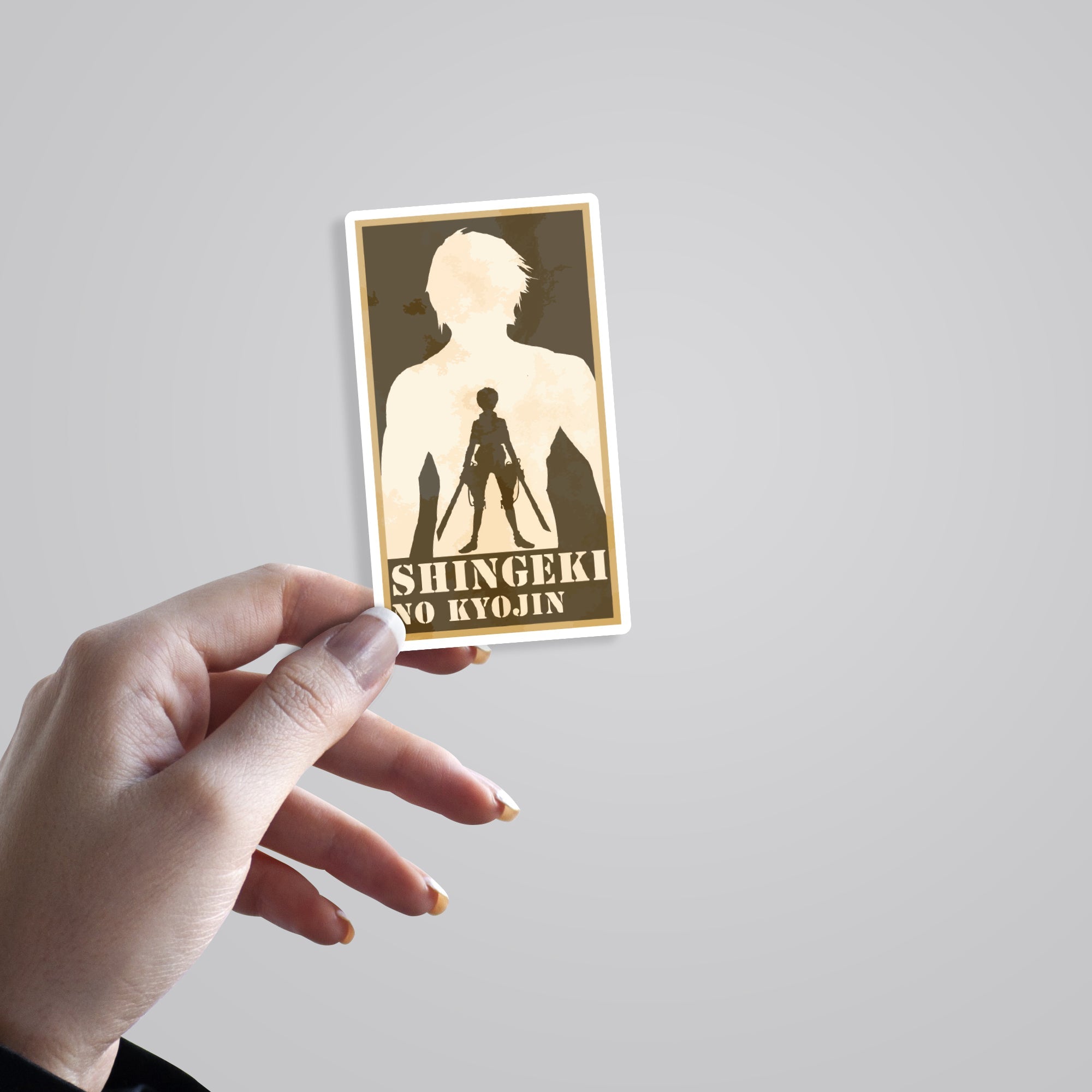 Shingeki No Kyojin Eren's Titan Anime Stickers