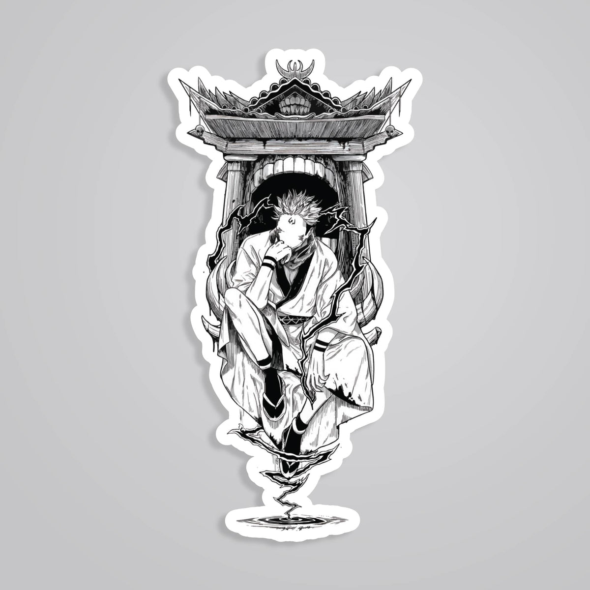 Magkuno Sticker Sukuna Malevolent Shrine Stickers - Must-Have Collectible