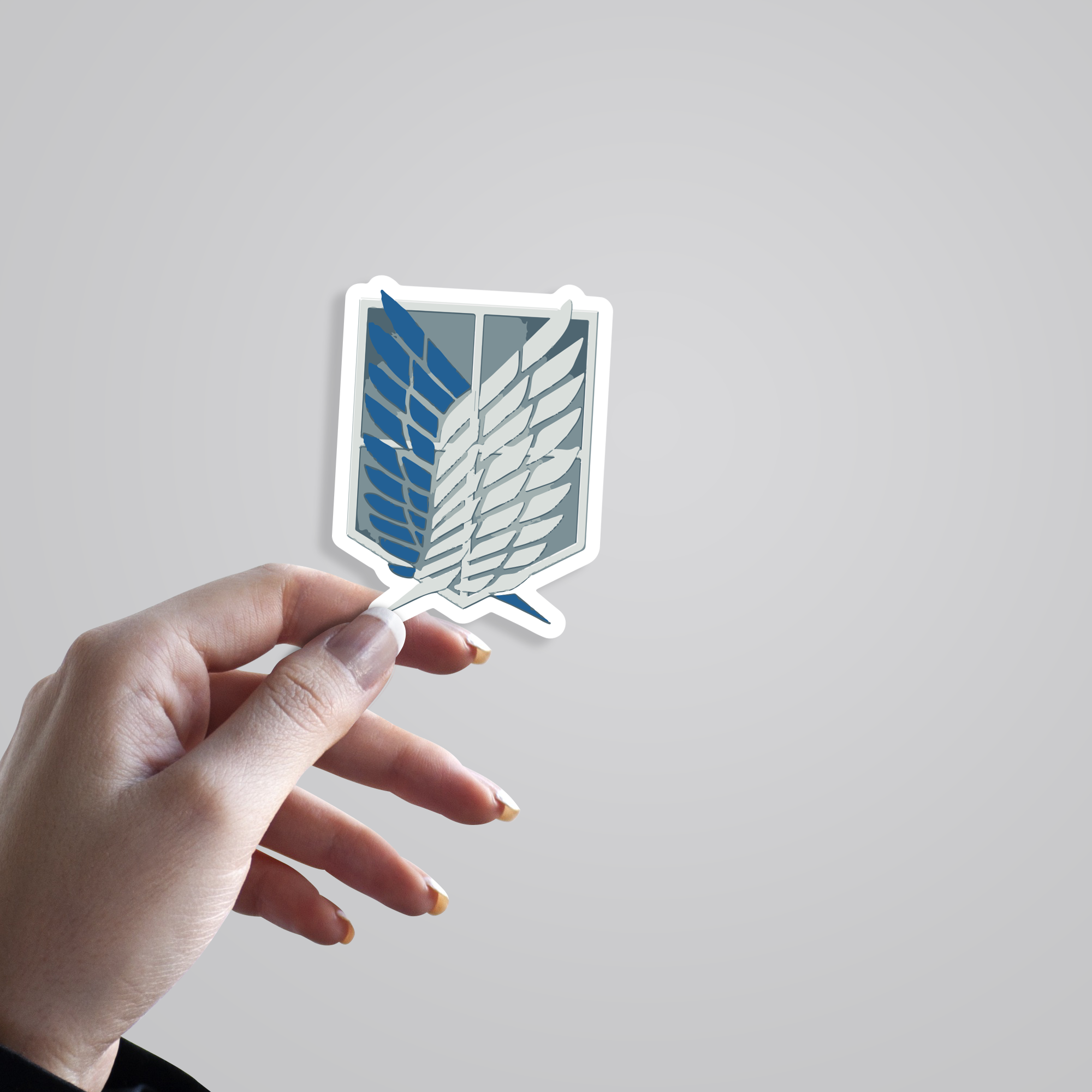 Fomo Store Stickers Anime Survey Corps Emblem