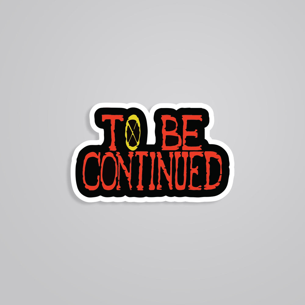 To Be Continued One Piece Anime Stickers - Awaiting the Next Adventur