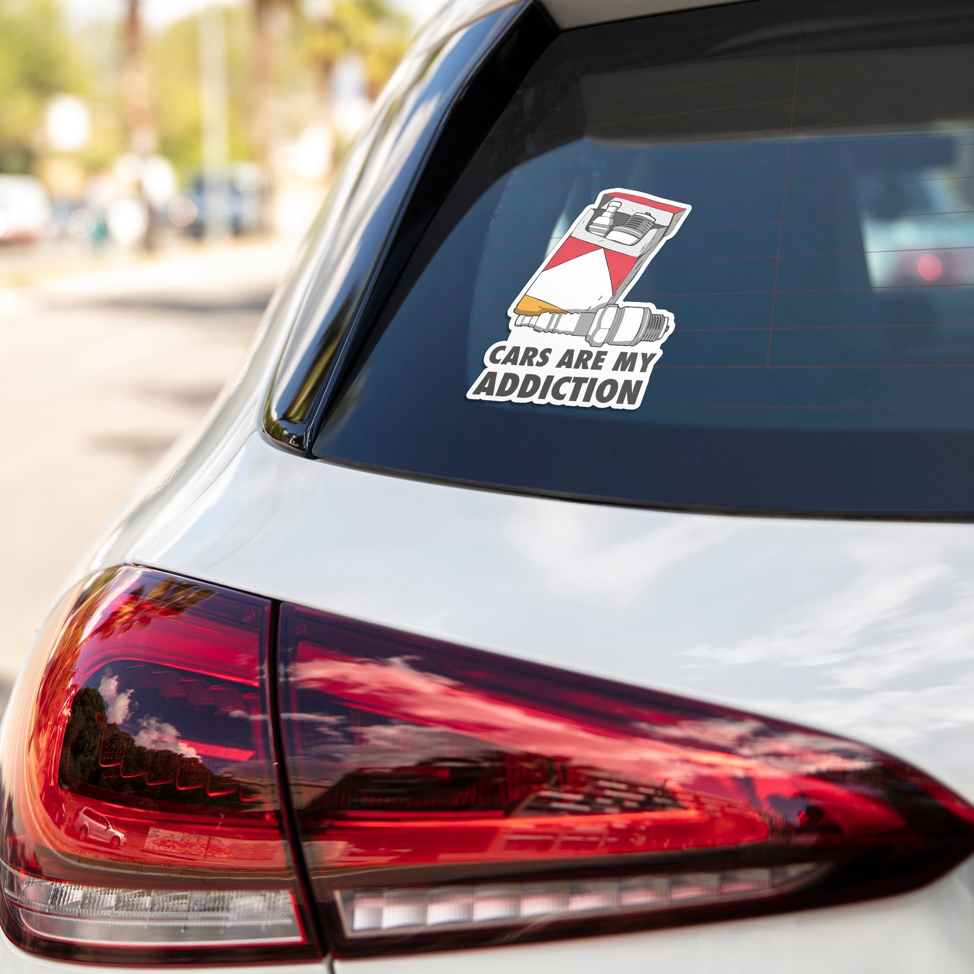 Cars Are My Addiction Cars & Bikes Stickers