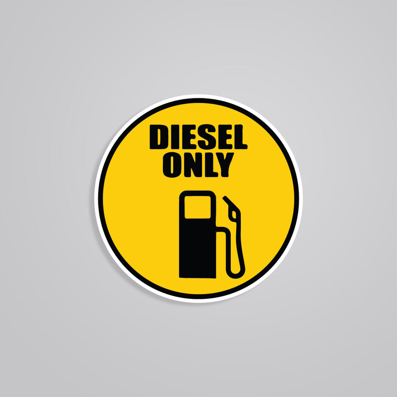 Enhance Clarity with Our Diesel Only Car Sticker | Premium Fuel ...