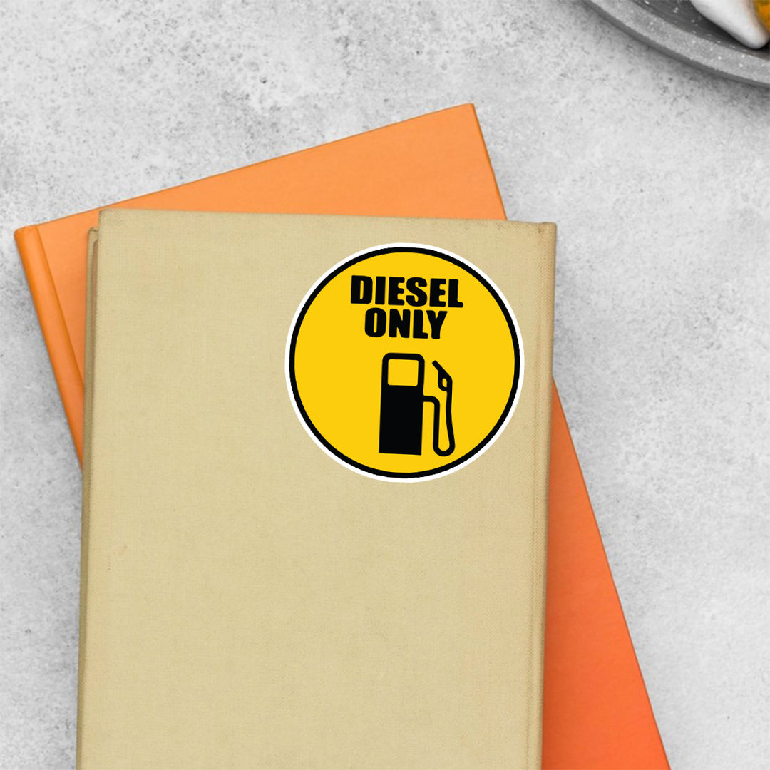 Diesel Only Cars & Bikes Stickers