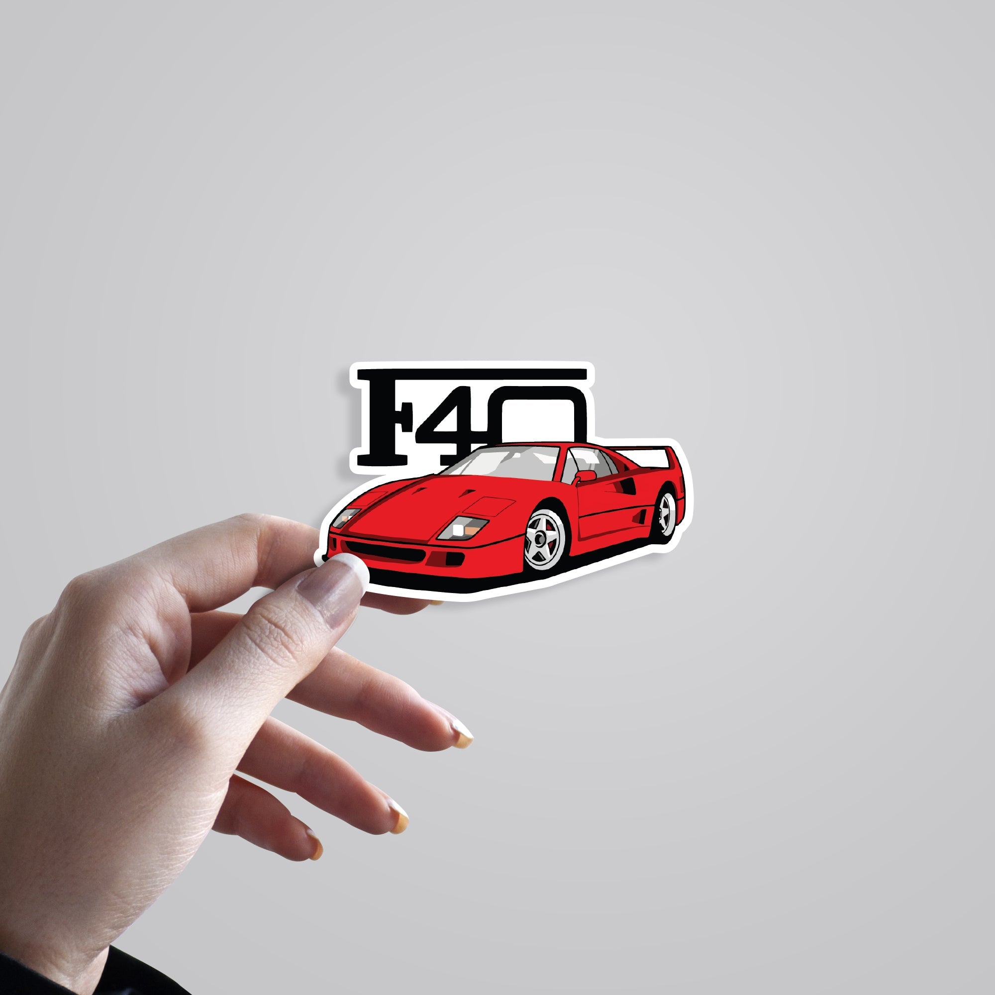 Ferrari F40 Cars & Bikes Stickers