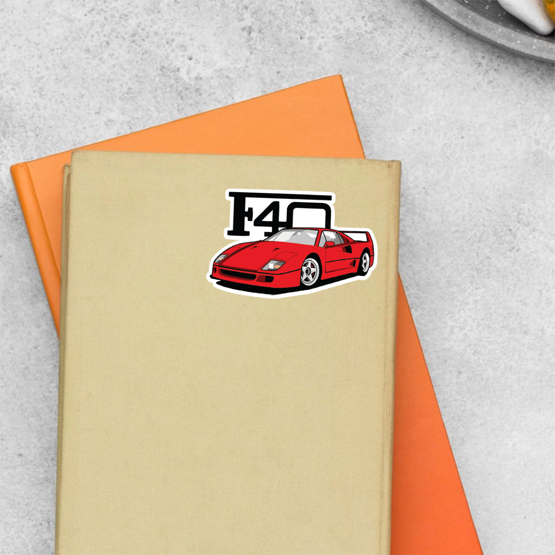Ferrari F40 Cars & Bikes Stickers