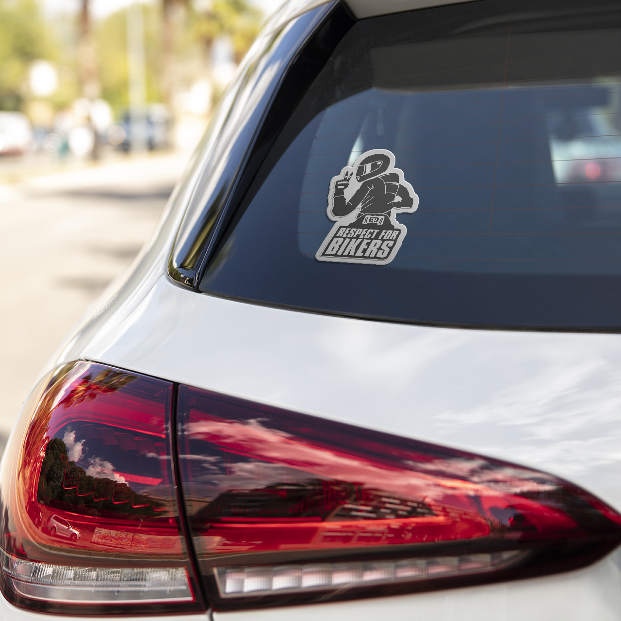 Respect for Bikers Cars & Bikes Stickers