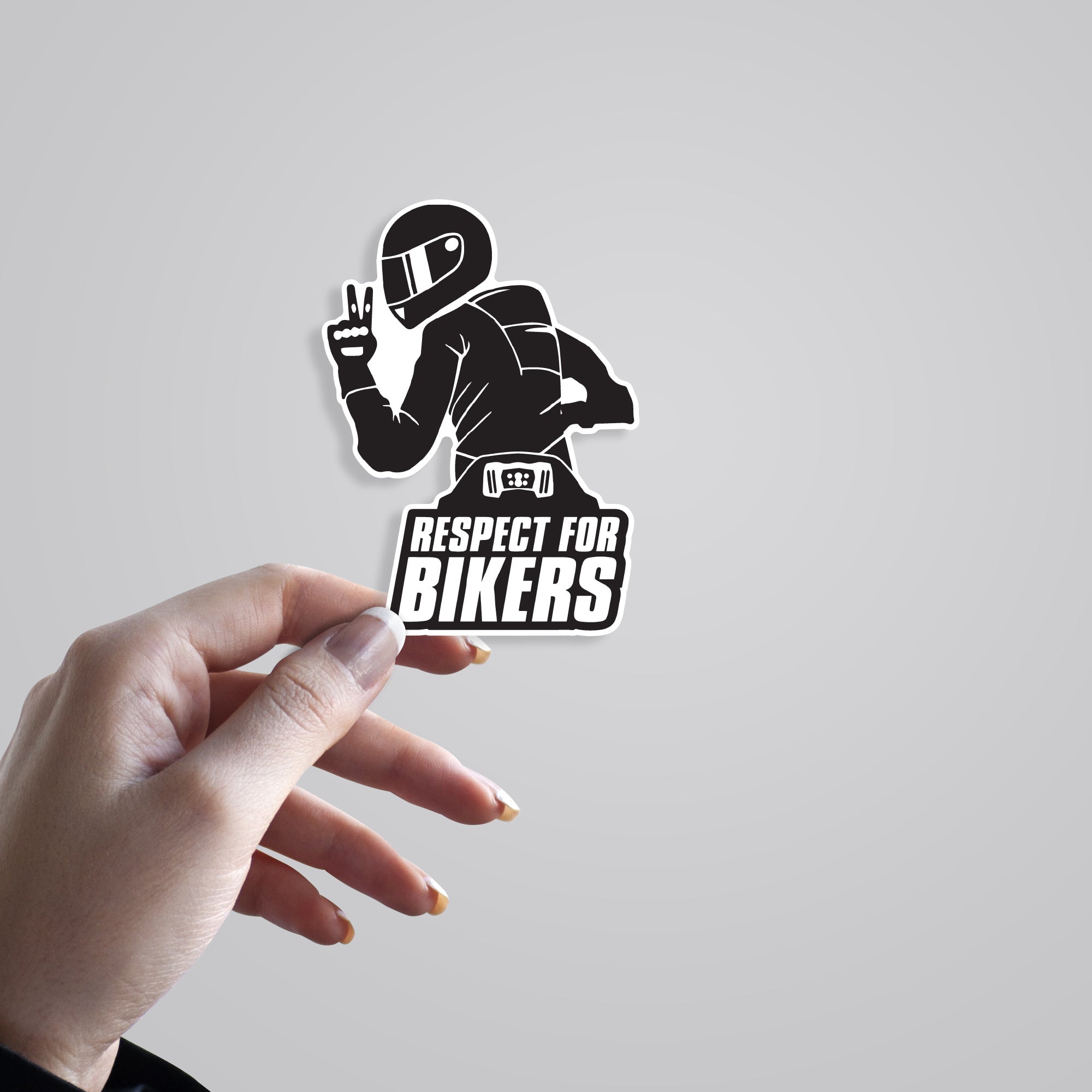 Respect for Bikers Cars & Bikes Stickers