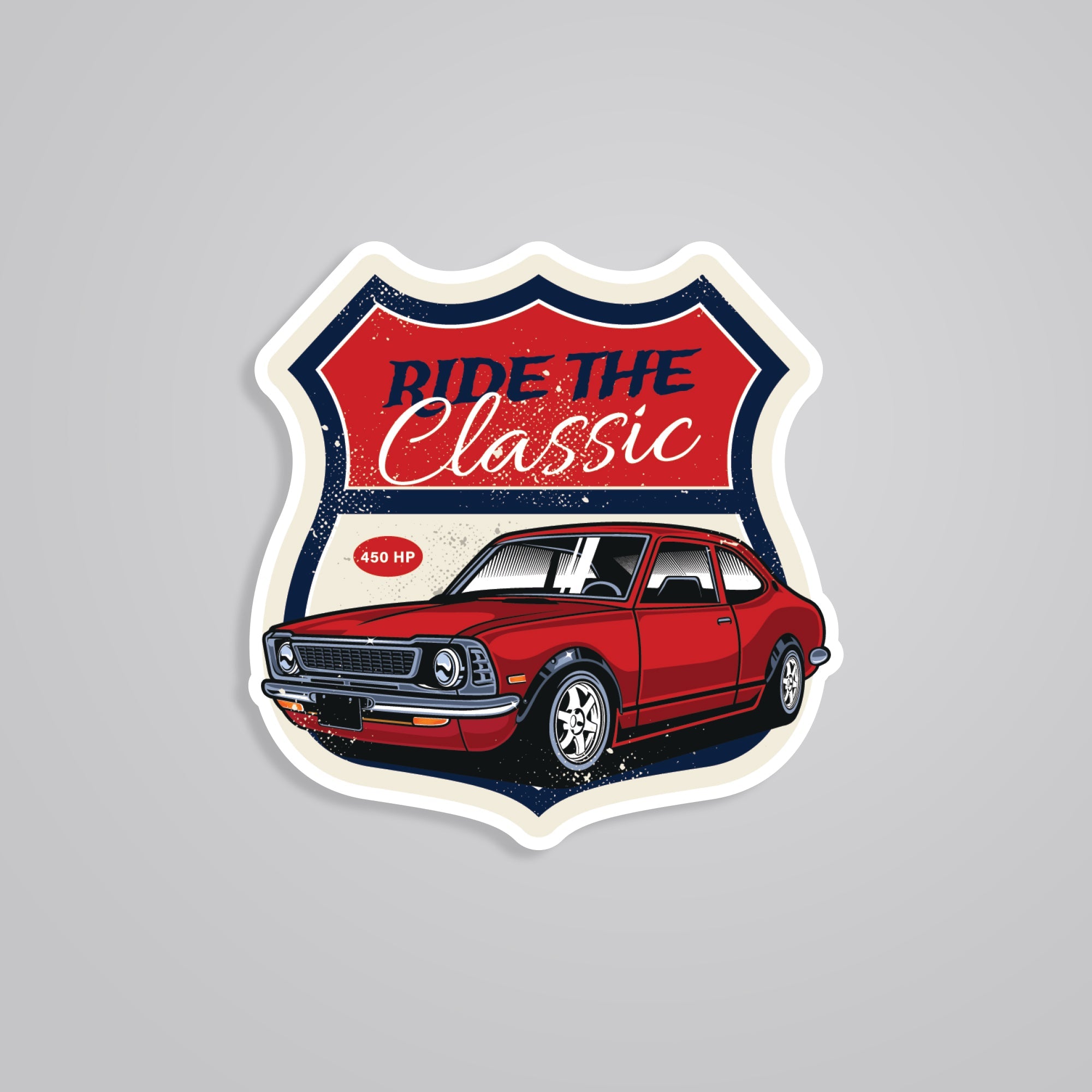Rev Up Your Style with Ride The Classic Car Sticker - Vintage Vibes for ...