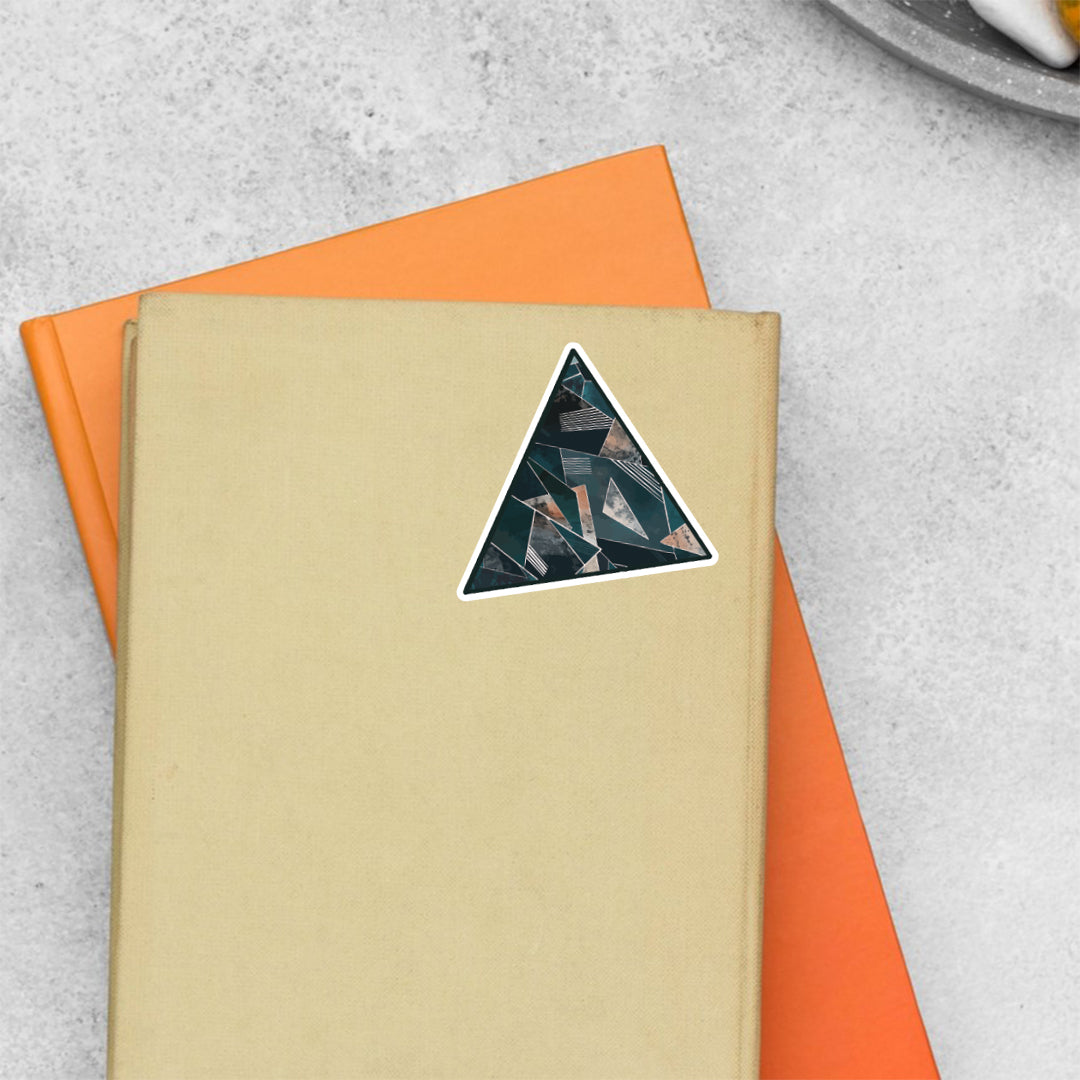 Complex Art Triangle Casual Stickers