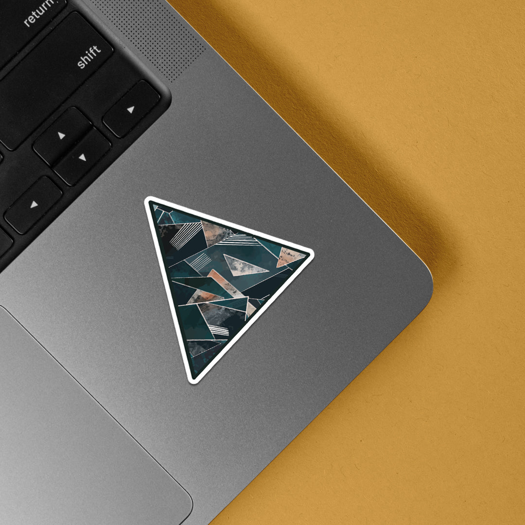 Complex Art Triangle Casual Stickers