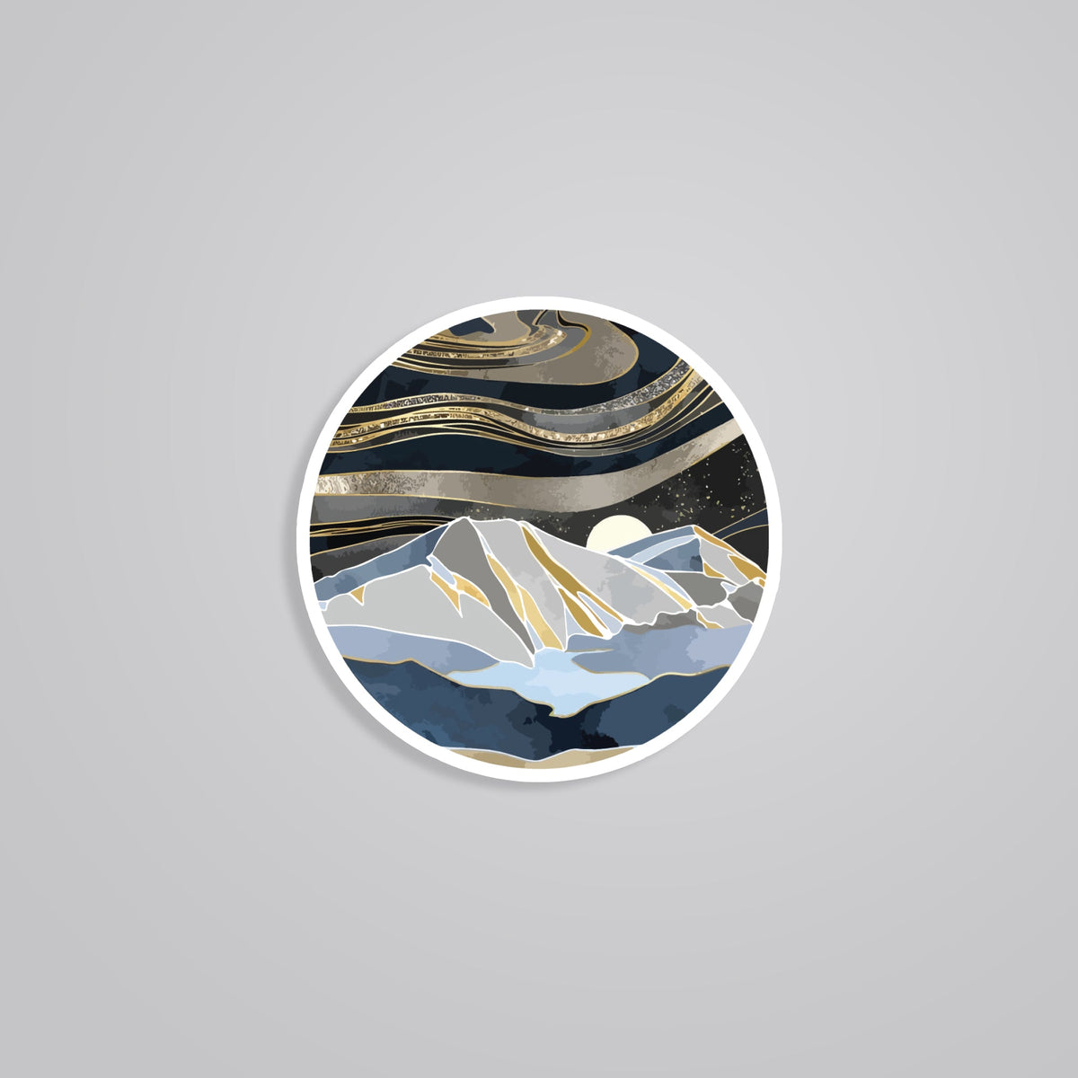 Copper Mountain Art Sticker - Elevate Your Style with Nature-Inspired ...