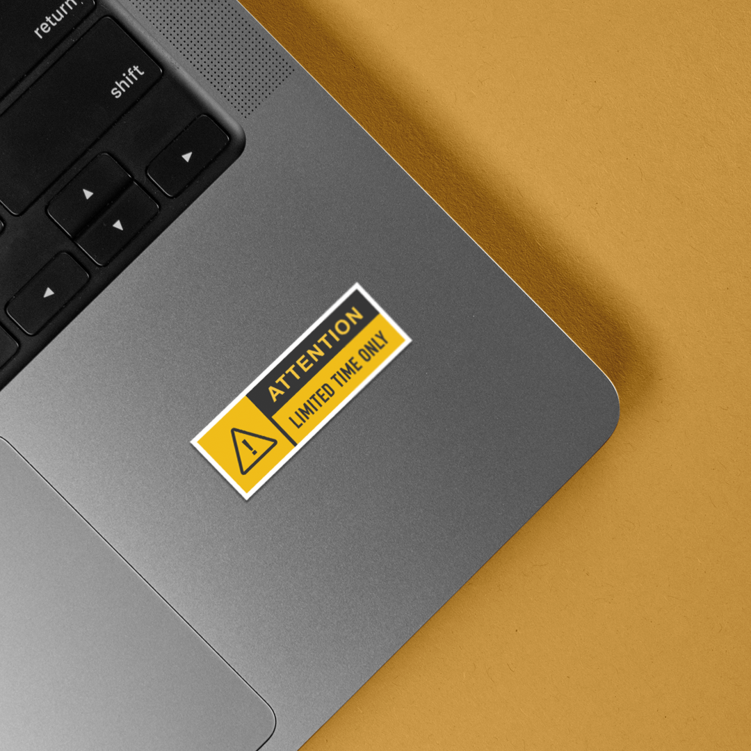 Limited Time Only Casual Stickers