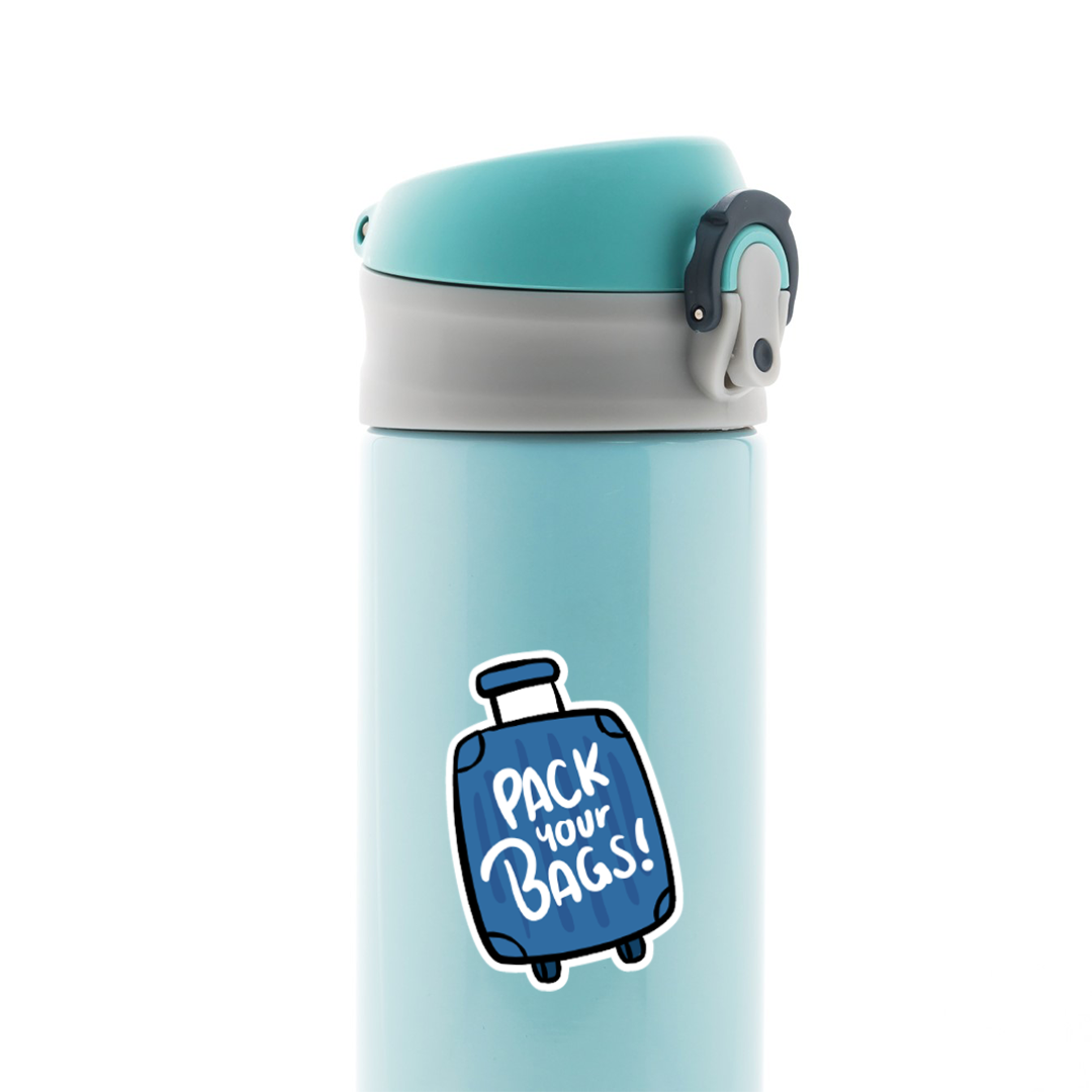 Pack Your Bags Travels Stickers