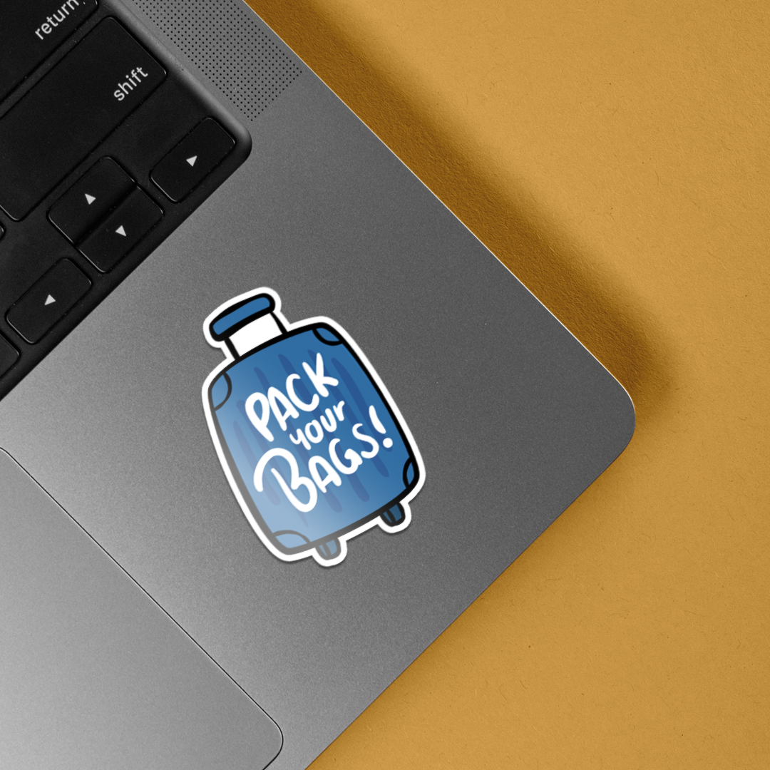 Pack Your Bags Travels Stickers