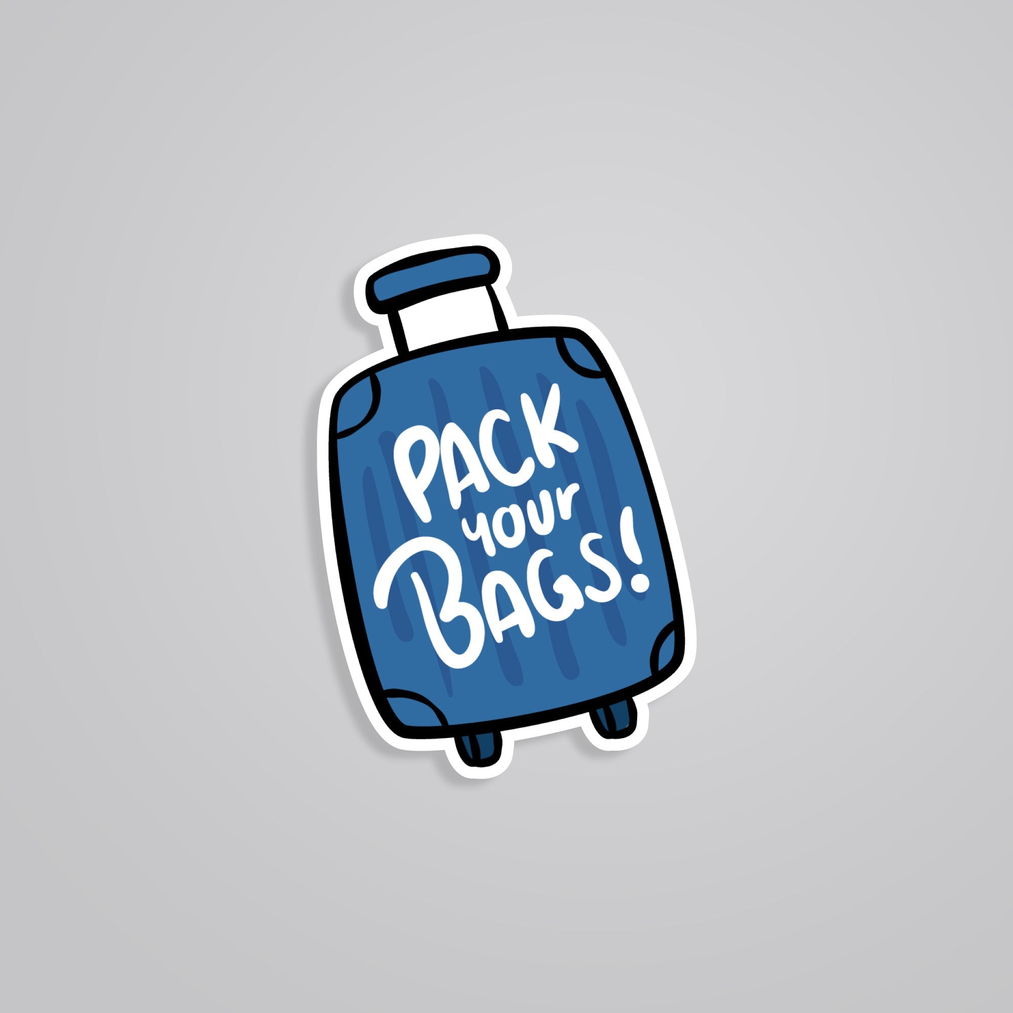 Pack Your Bags Stickers - Wanderlust Awaits with Adventurous Sticker ...