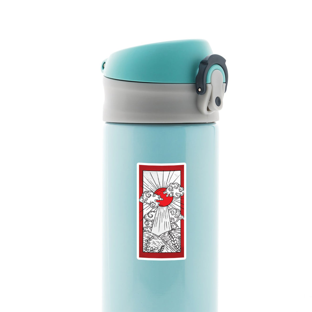 Red Moon Art Casual Stickers